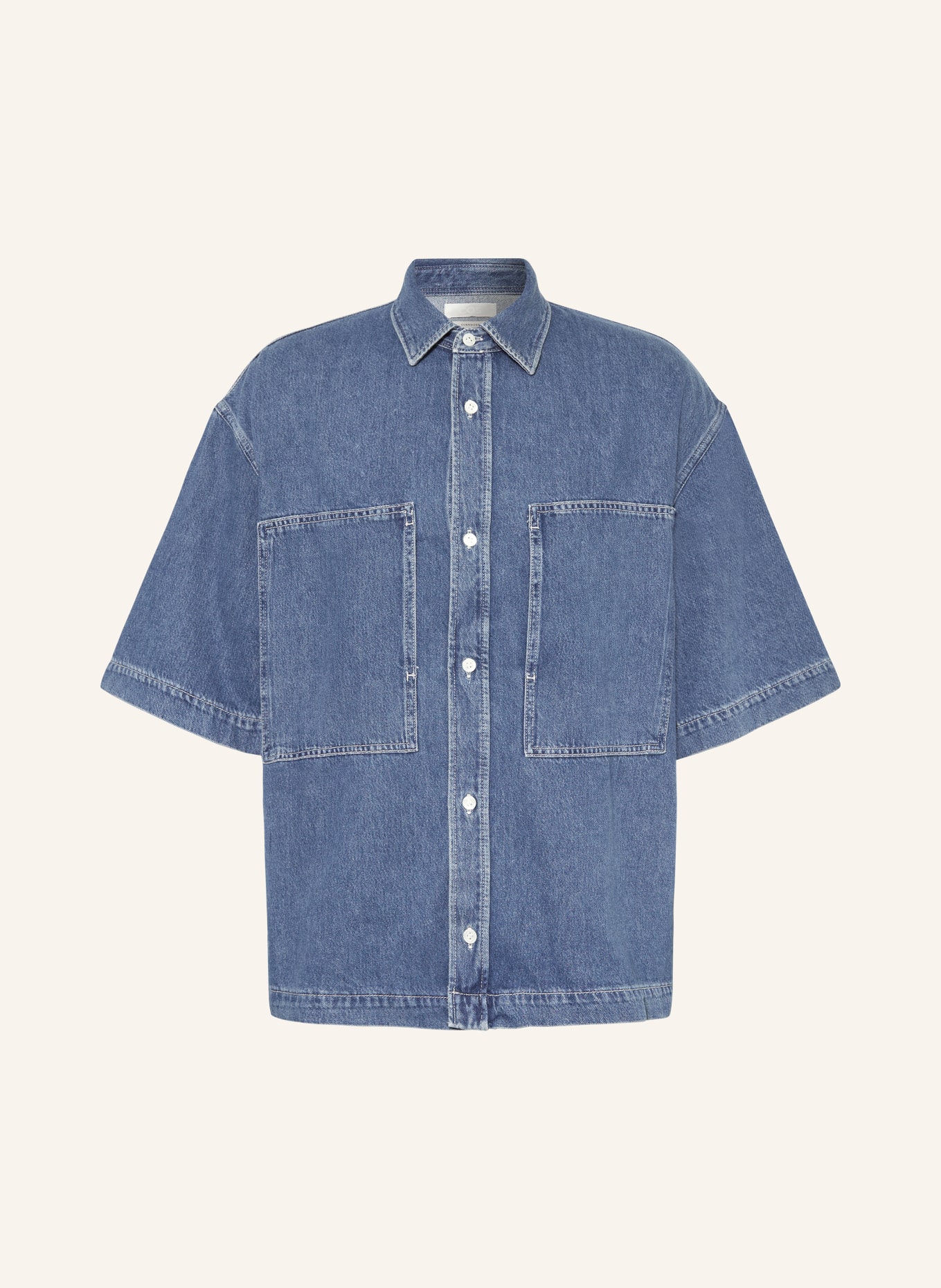 COS Denim shirt oversized fit, Color: BLUE (Image 1)