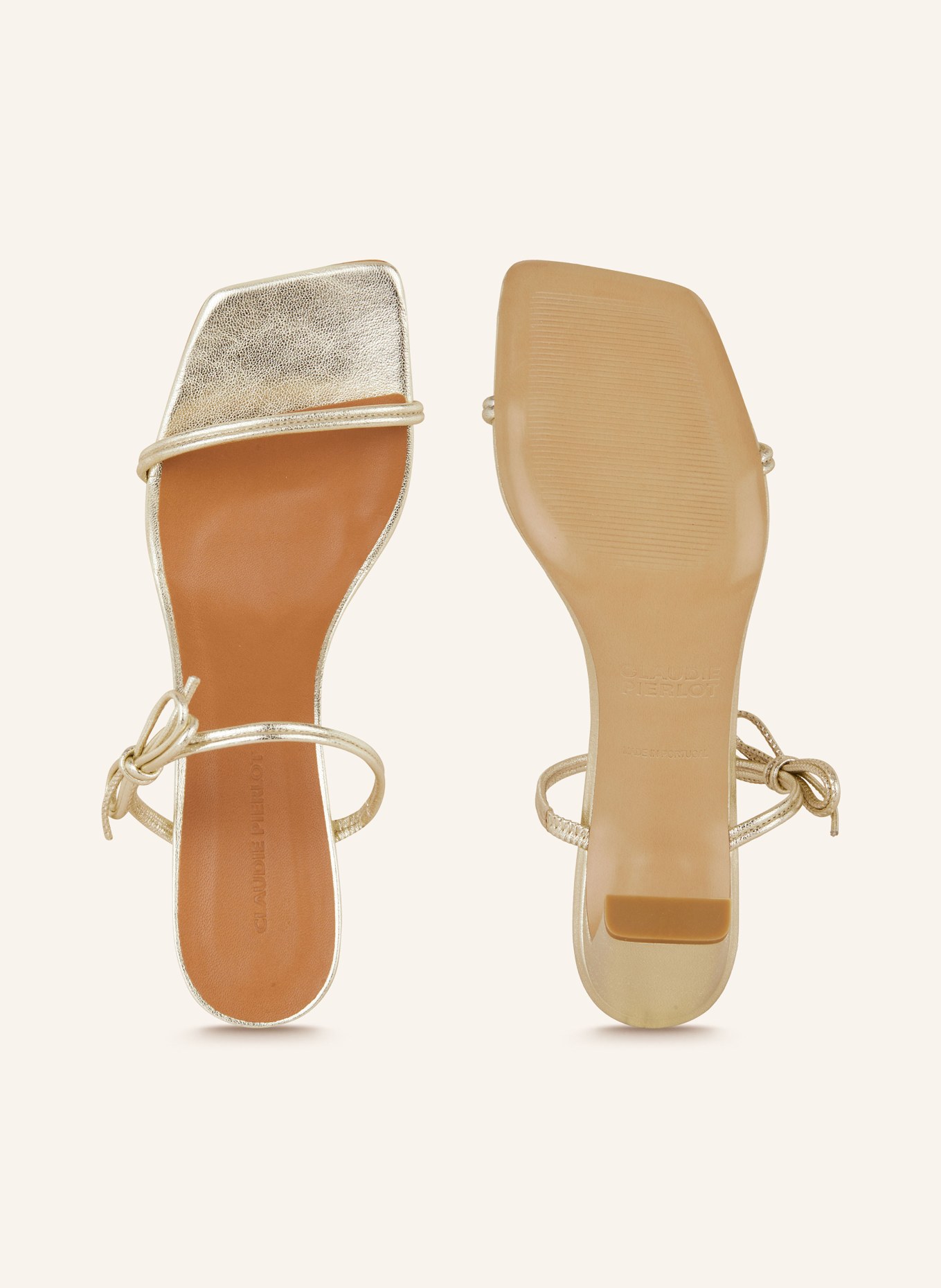 CLAUDIE PIERLOT Sandaletten, Farbe: GOLD (Bild 5)