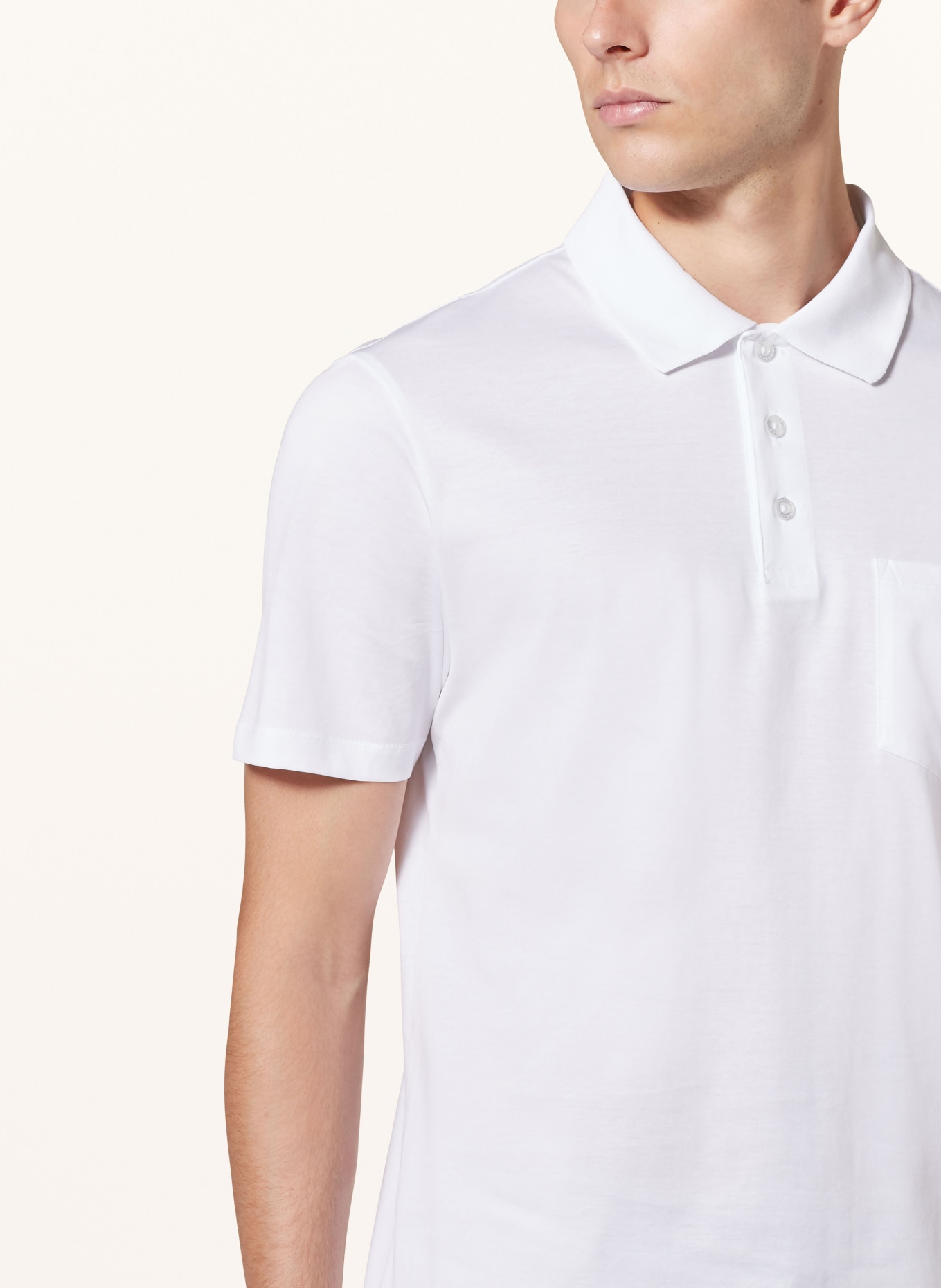 REISS Jersey-Poloshirt AUSTIN, Farbe: WEISS (Bild 4)