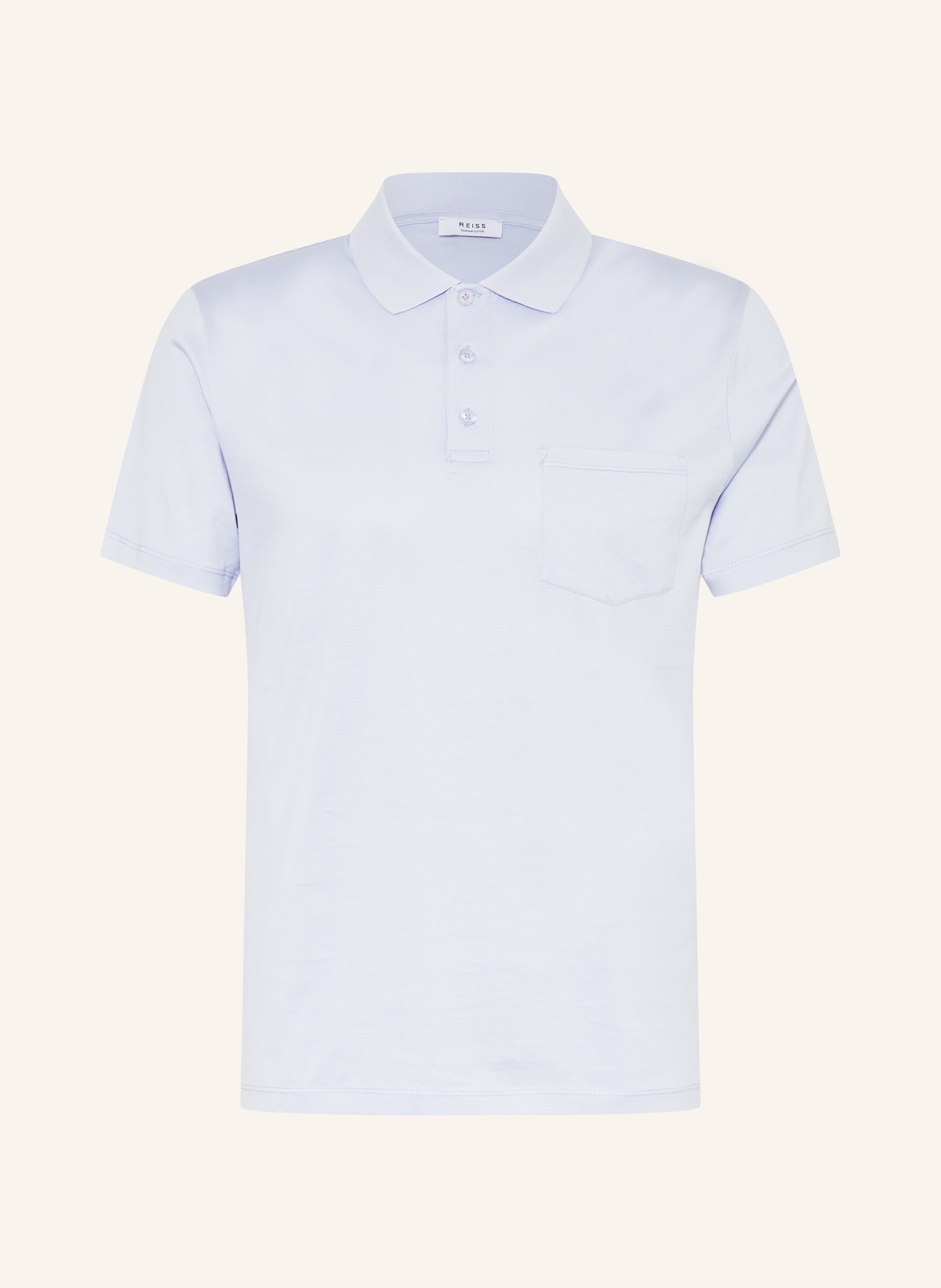 REISS Jersey-Poloshirt AUSTIN, Farbe: HELLBLAU (Bild 1)