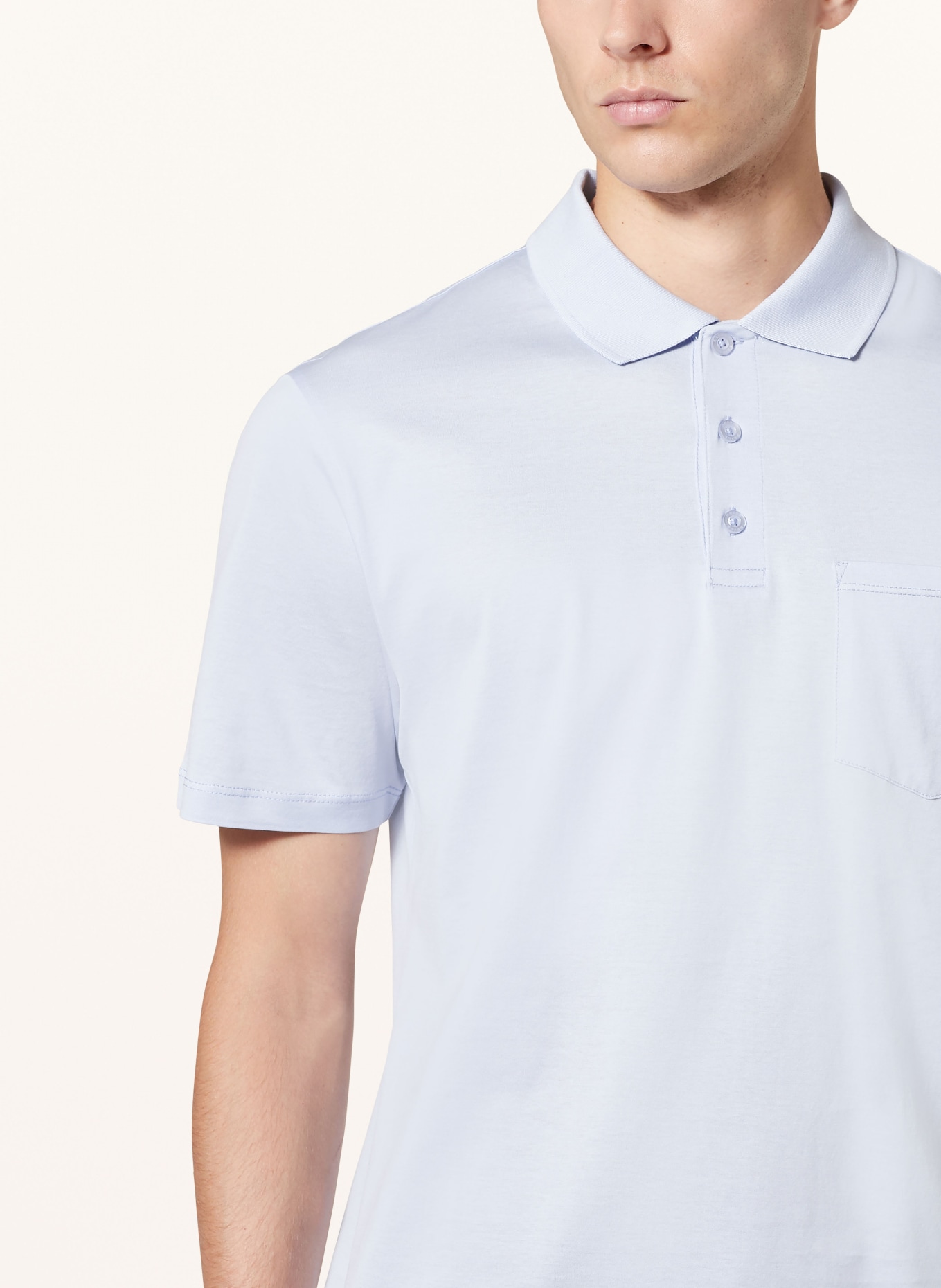 REISS Jersey-Poloshirt AUSTIN, Farbe: HELLBLAU (Bild 4)