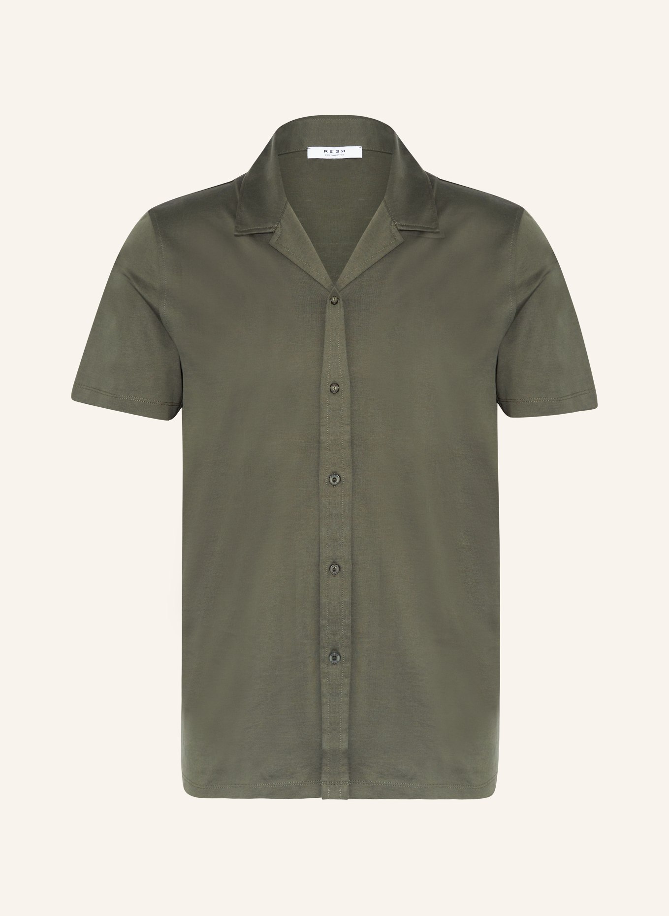 REISS Resort shirt CASPA Regular Fit, Color: DARK GREEN (Image 1)