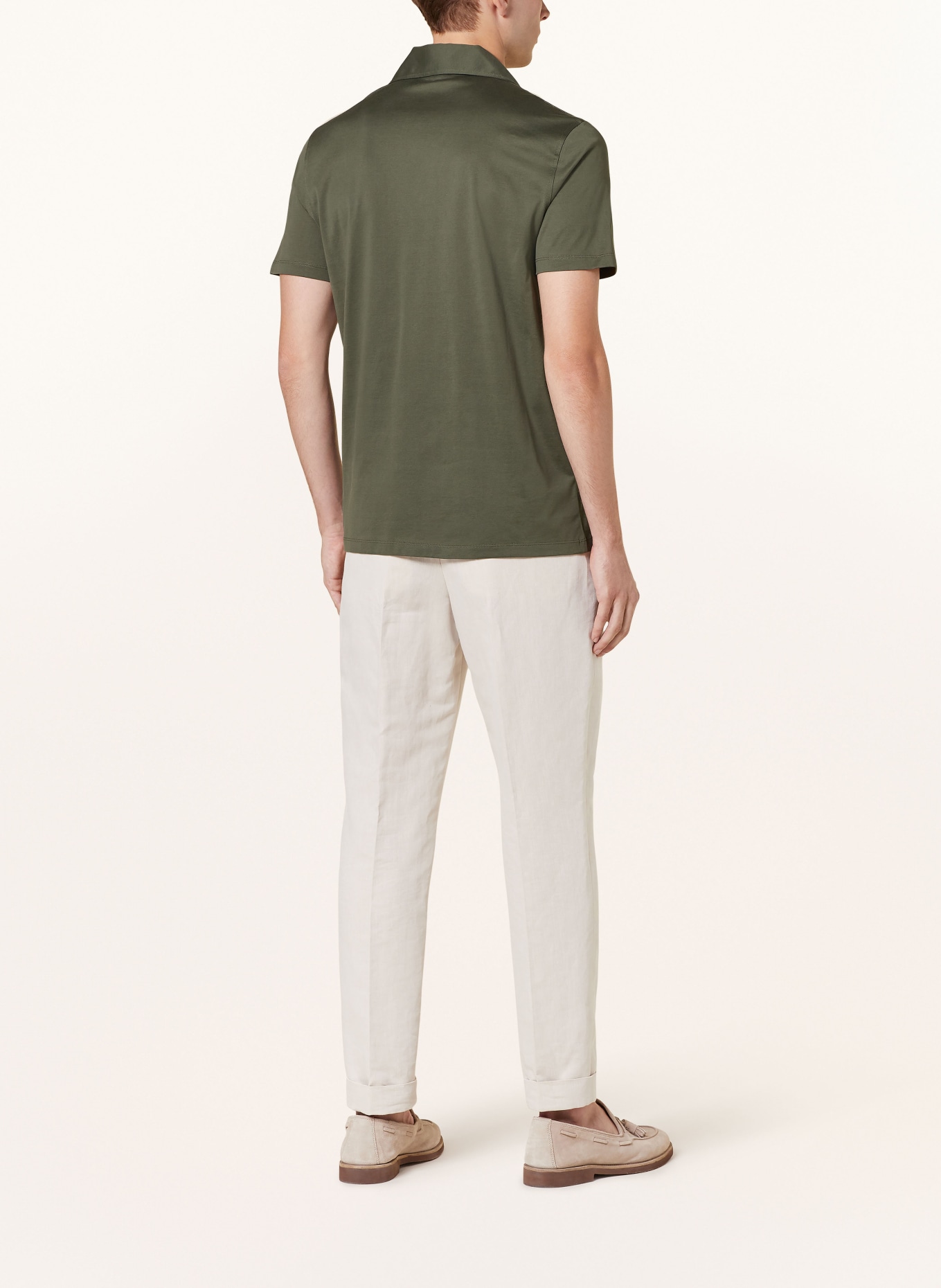 REISS Resort shirt CASPA Regular Fit, Color: DARK GREEN (Image 3)