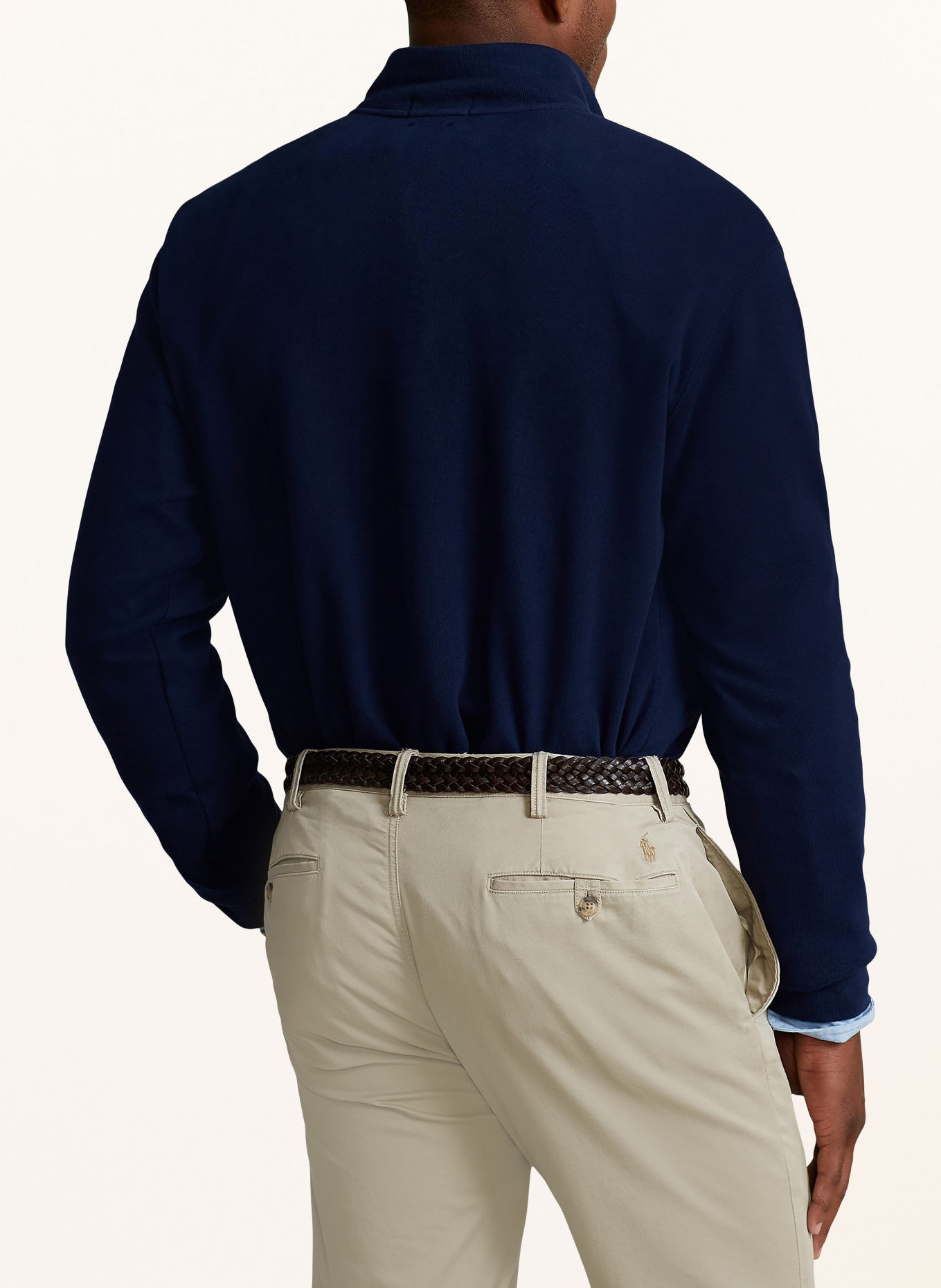 POLO RALPH LAUREN Big & Tall Sweat-Troyer: DUNKELBLAU