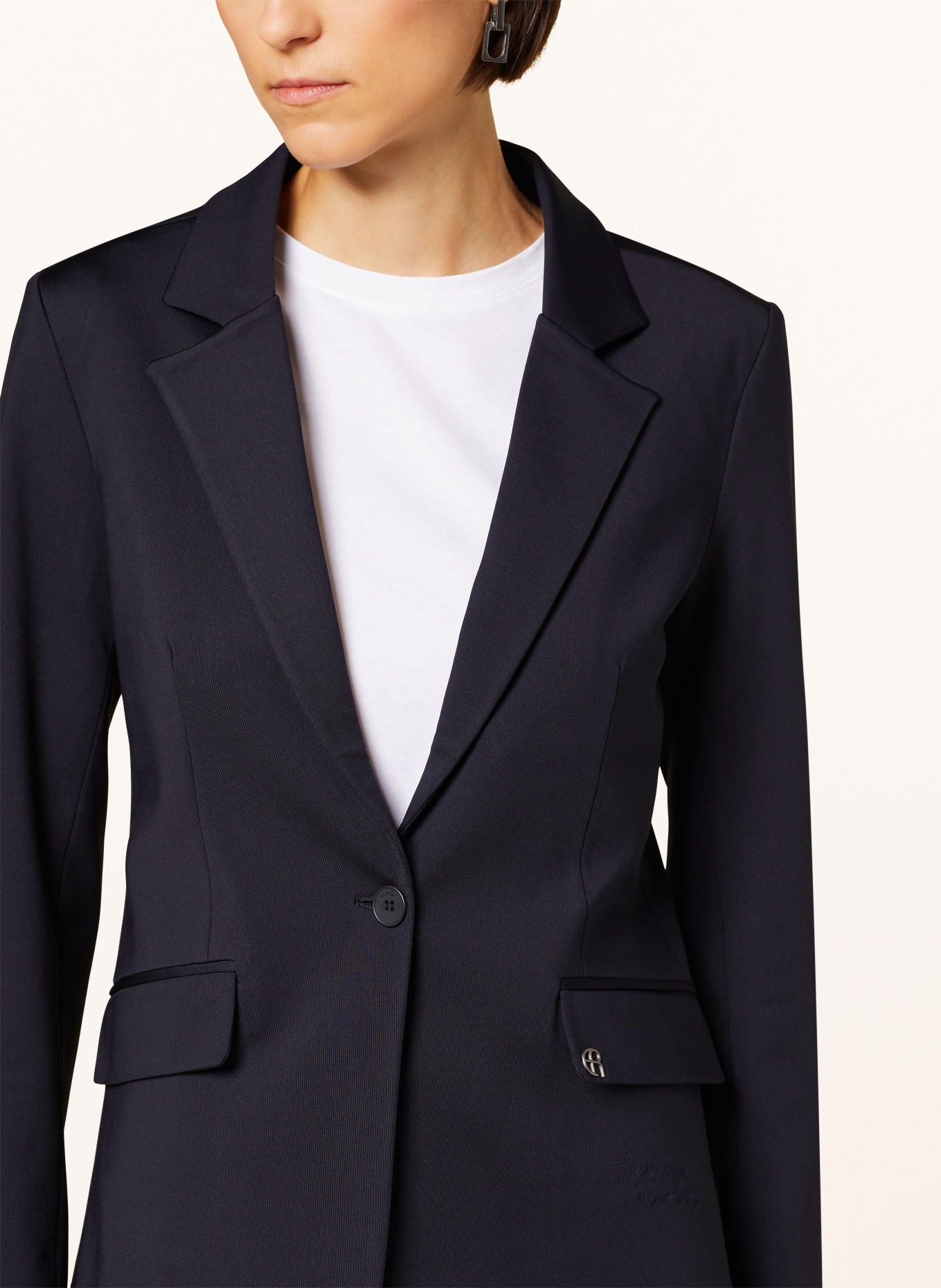 ELIAS RUMELIS Jersey blazer ERLAURA, Color: DARK BLUE (Image 4)