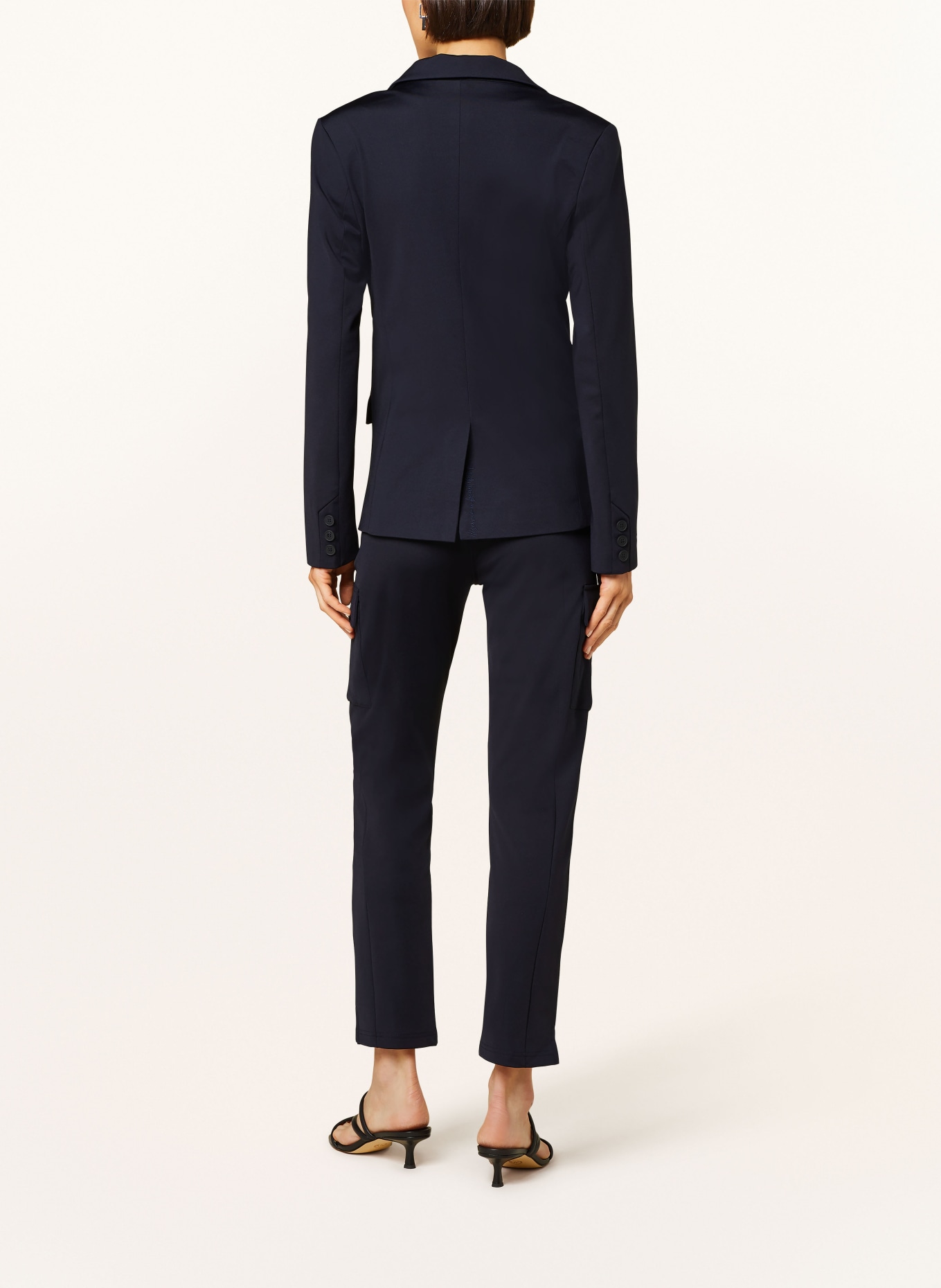 ELIAS RUMELIS Cargohose CARINA aus Jersey: DUNKELBLAU