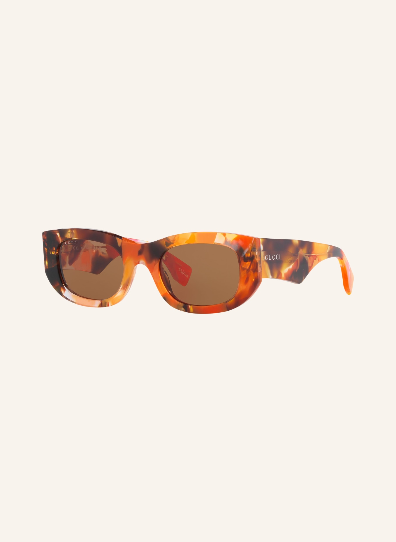 GUCCI Sonnenbrille GG1627S: 3300D1 ORANGE/ BRAUN