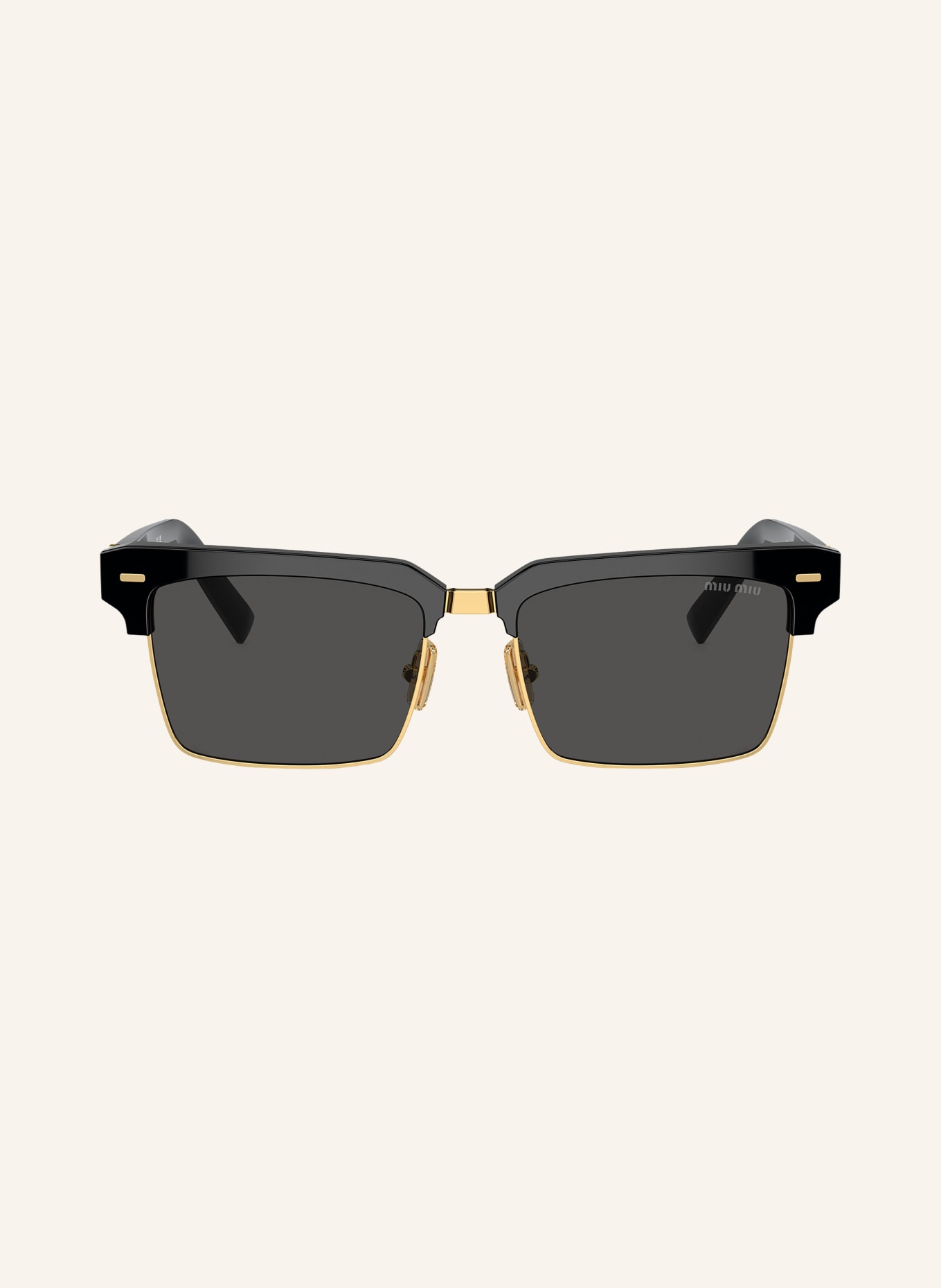 MIU MIU Sonnenbrille MU 10ZS: 1AB5S0 - SCHWARZ