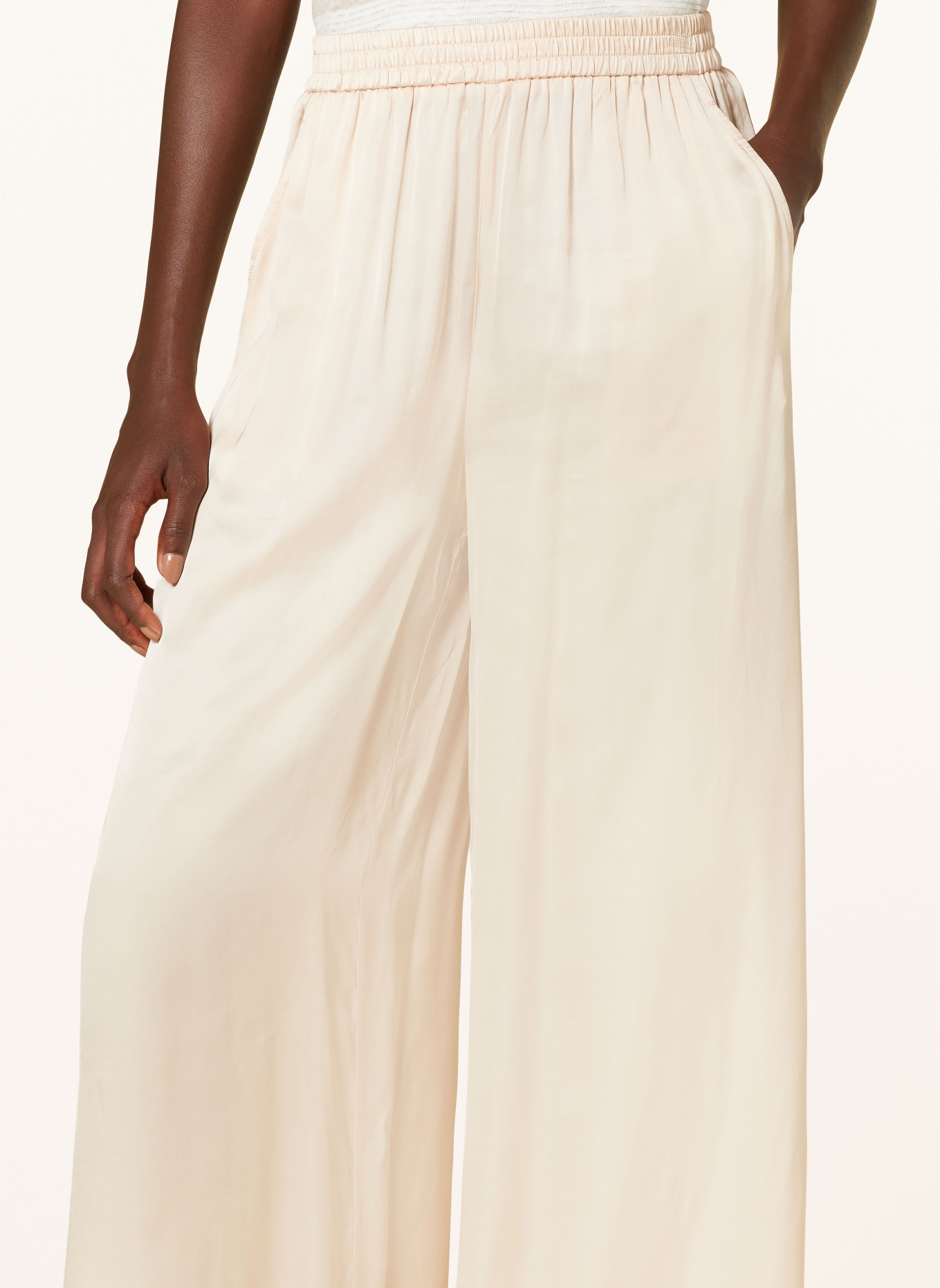 REISS Wide leg trousers YARA, Color: NUDE (Image 5)