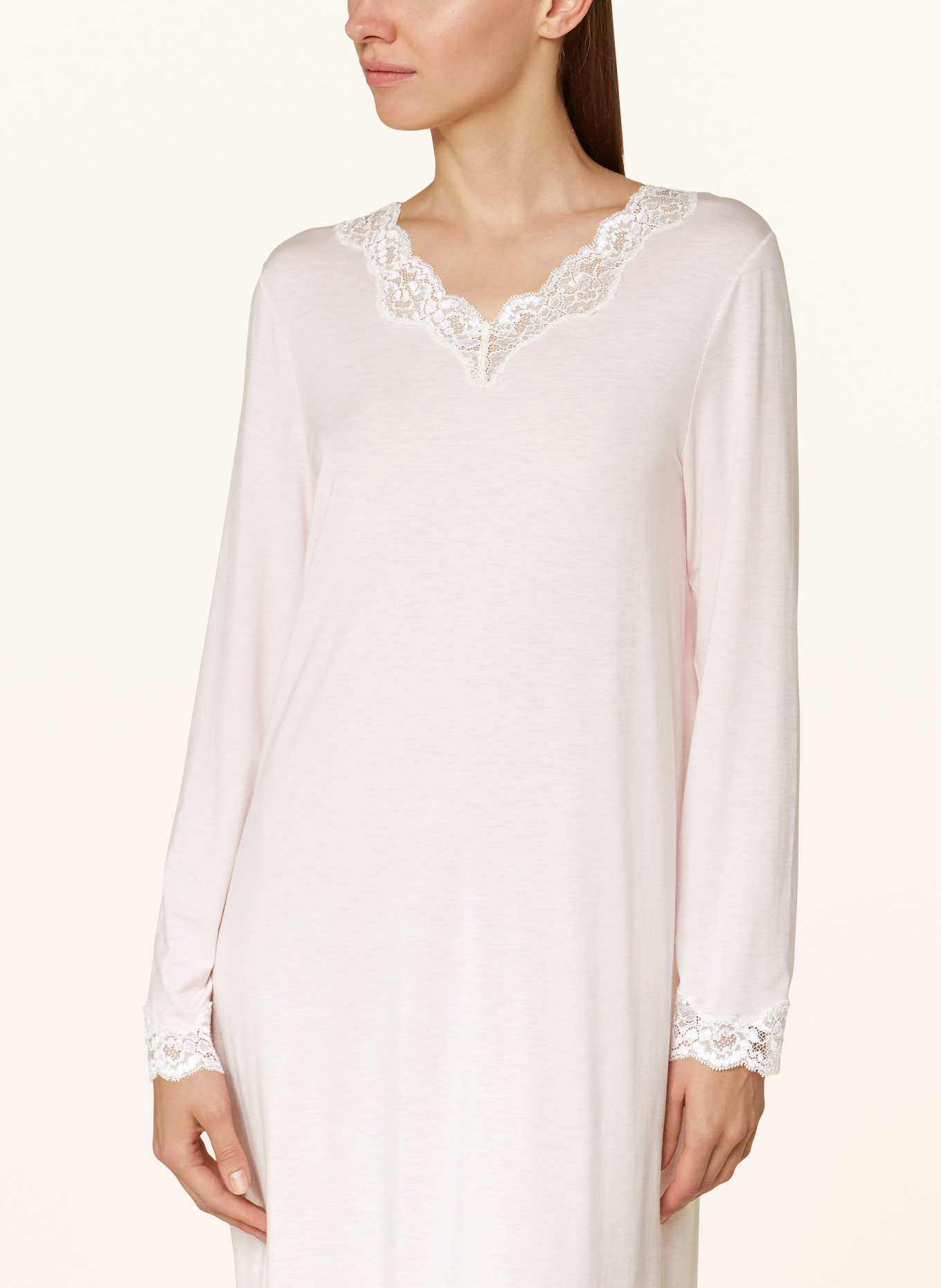 HANRO Nightgown NATURAL ELEGANCE, Color: LIGHT PINK (Image 4)