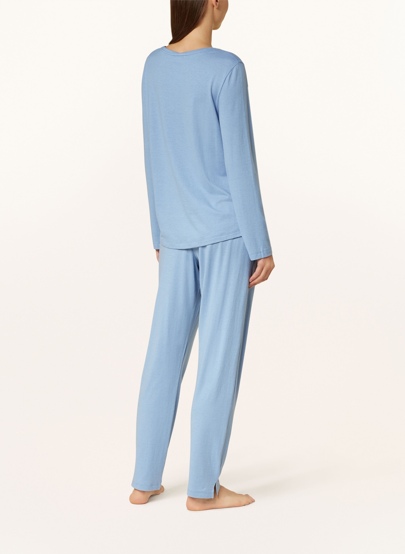 HANRO Lounge shirt SLEEP & LOUNGE, Color: BLUE GRAY (Image 3)