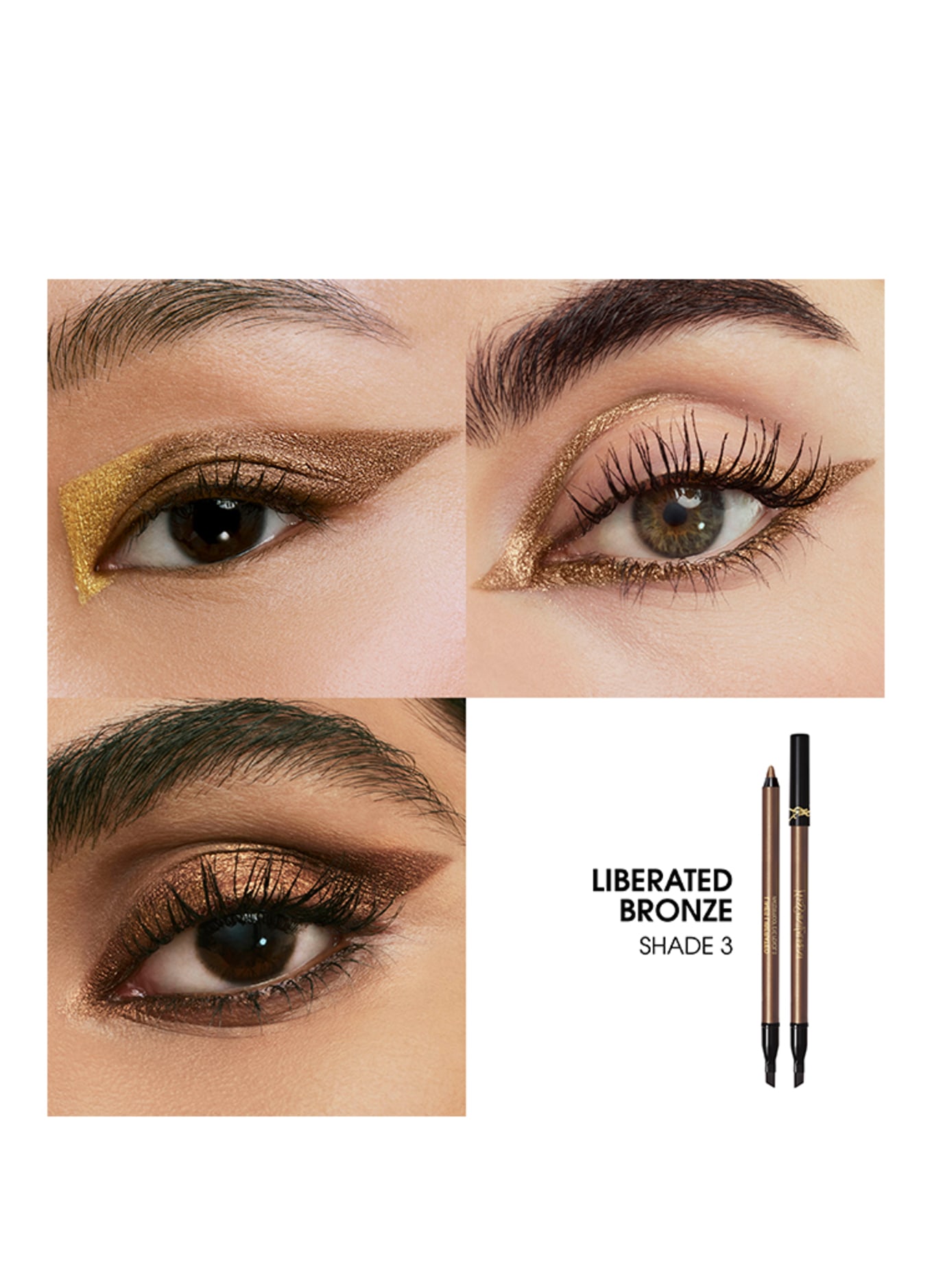 YVES SAINT LAURENT BEAUTÉ LINES LIBERATED: 03 LIBERATED BRONZE