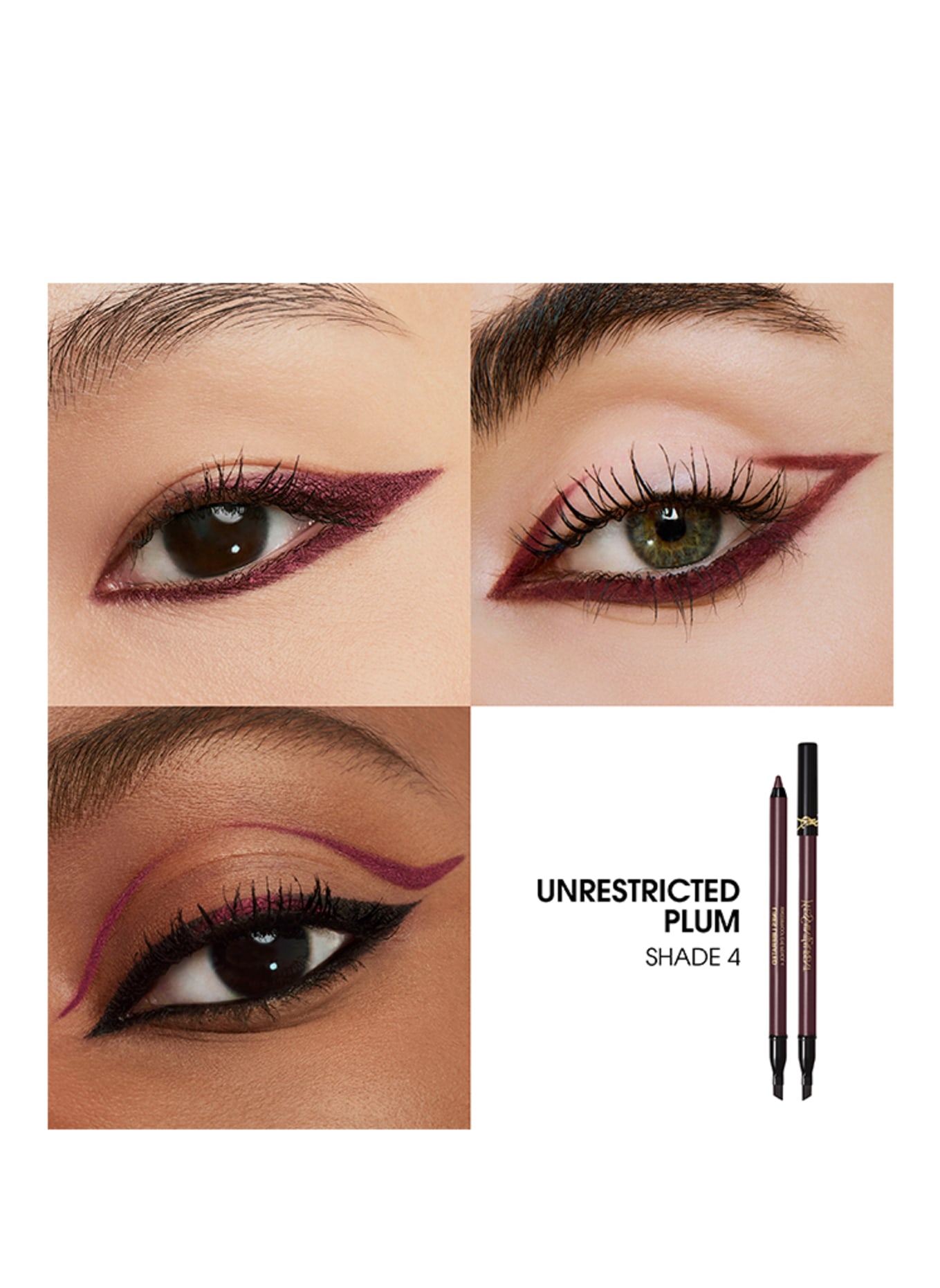 YVES SAINT LAURENT BEAUTÉ LIGNES LIBÉRÉES: 04 UNRESTRICTED PLUM