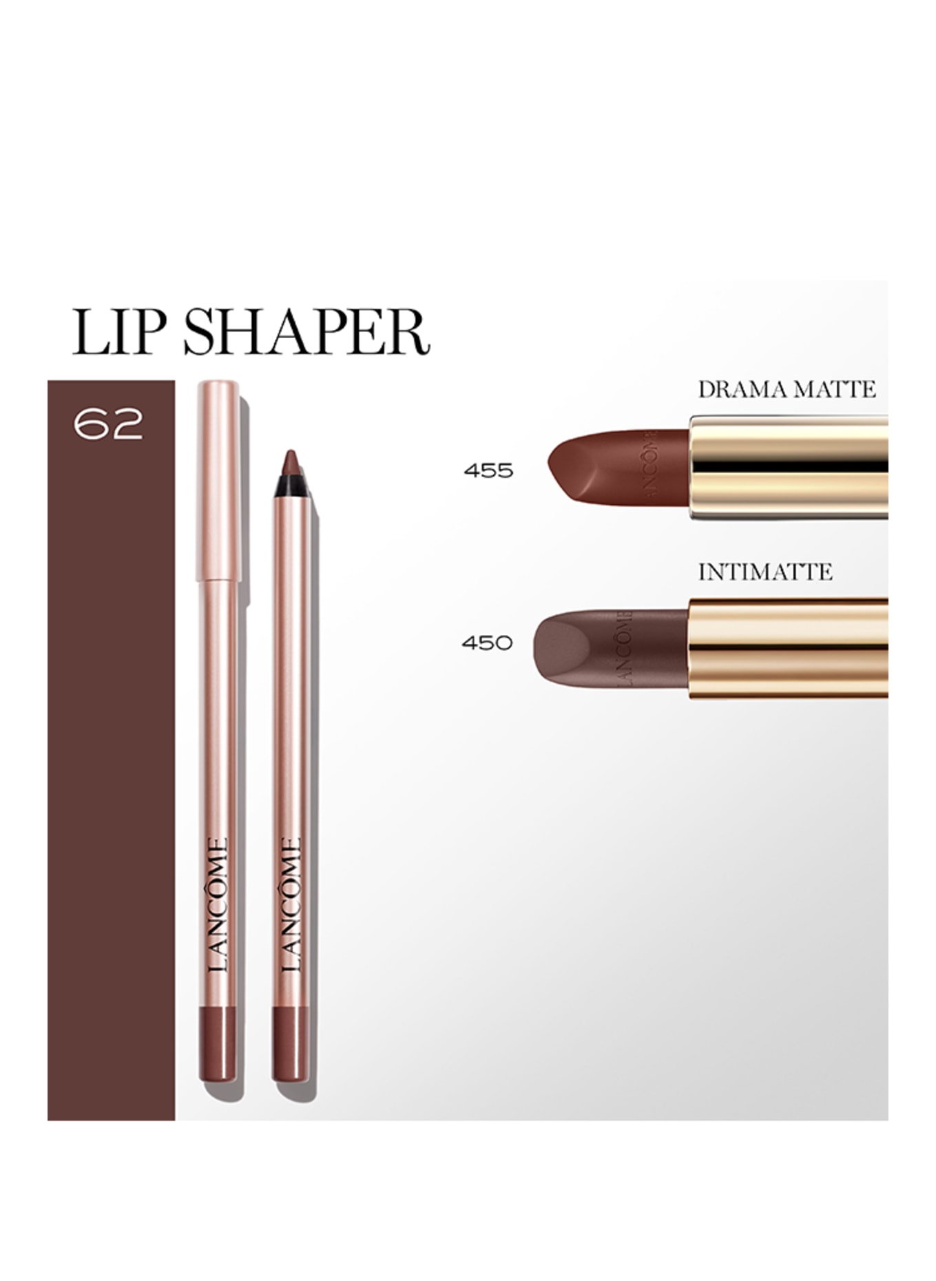 LANCÔME LIP IDÔLE LIP SHAPER: 62 MORNING ESPRESSO
