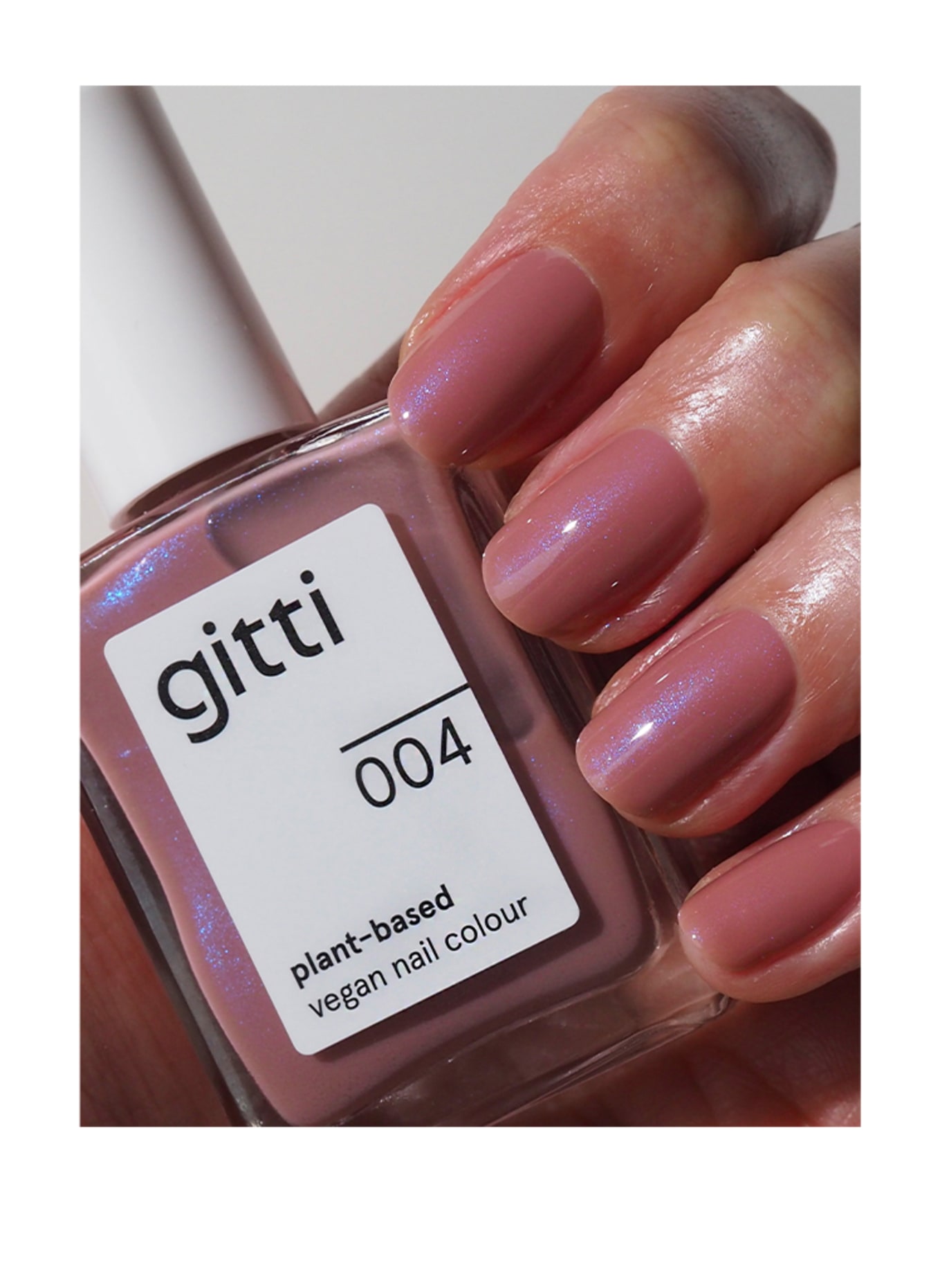 gitti PLANT-BASED VEGAN NAIL COLOUR: NO. 004 - SILKY MALLOW