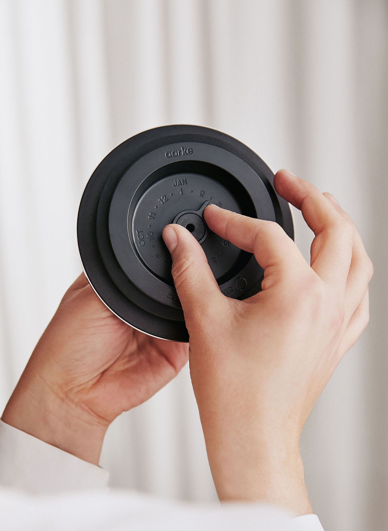 aarke Carafe filtrante PURIFIER: BLANC / ARGENT