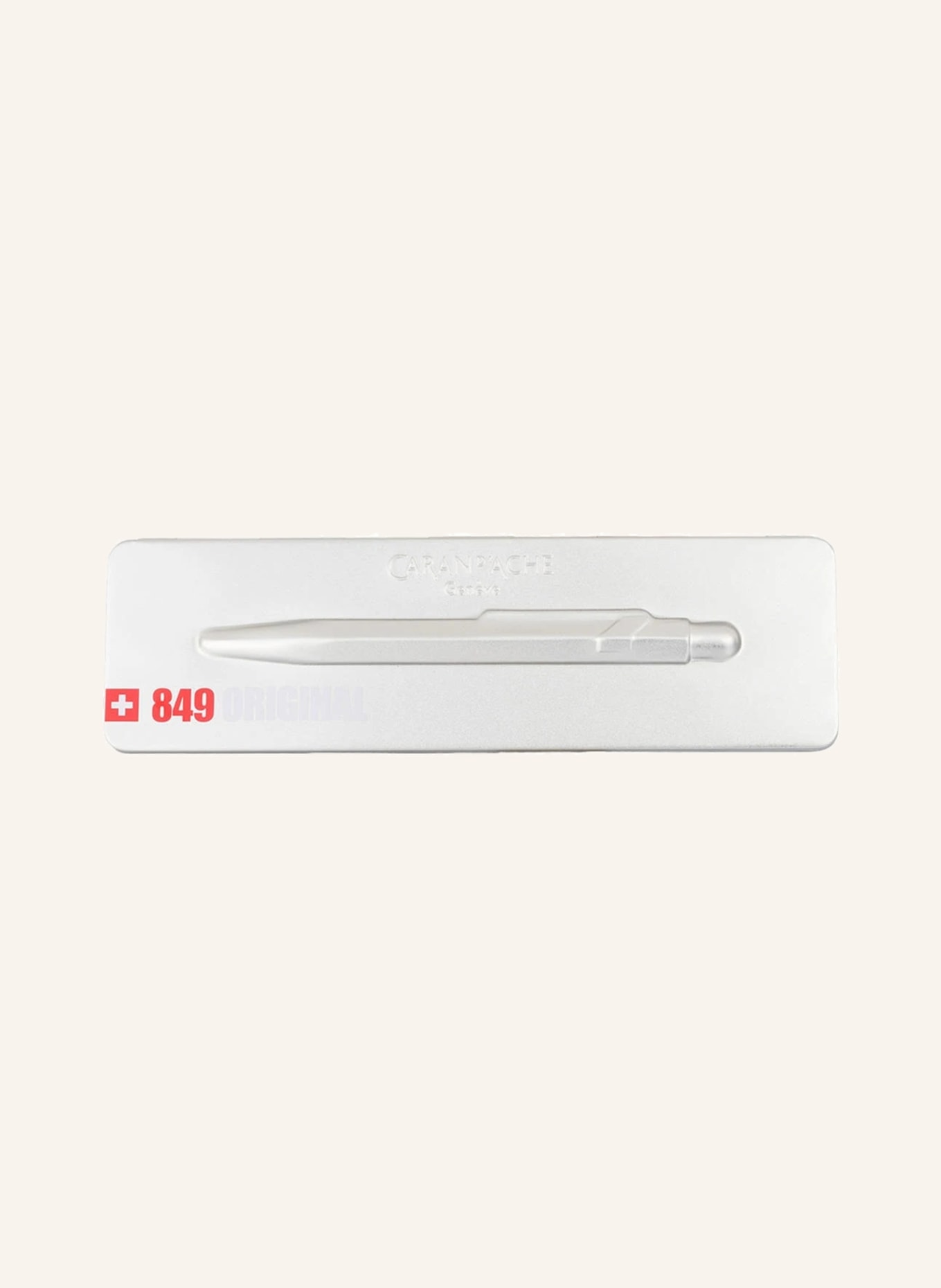 CARAN d'ACHE Retractable ballpoint pen 849 ORIGINAL, Color: GRAY (Image 3)