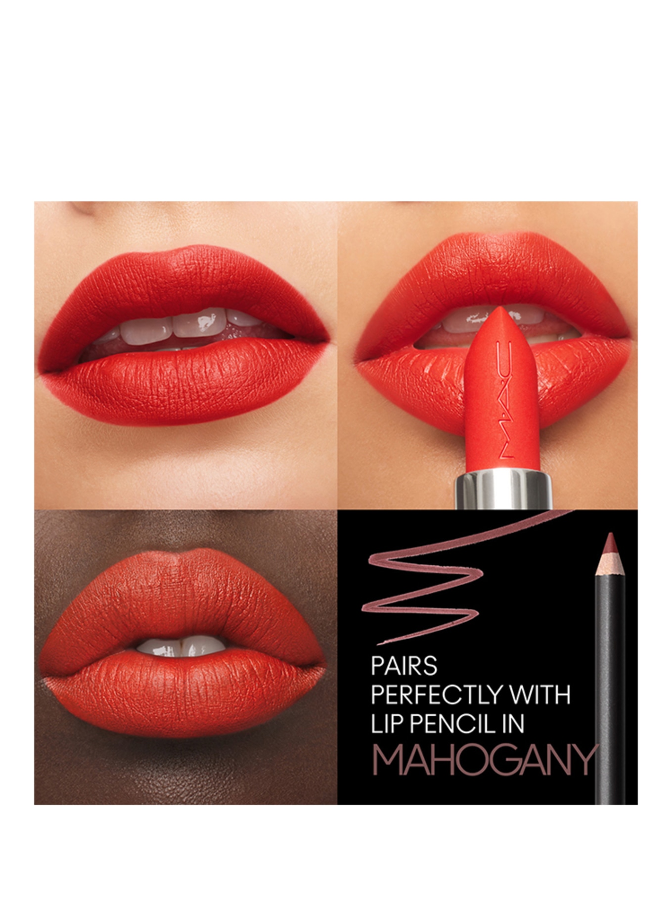 M.A.C MACXIMAL MATTE LIPSTICK: LADY DANGER