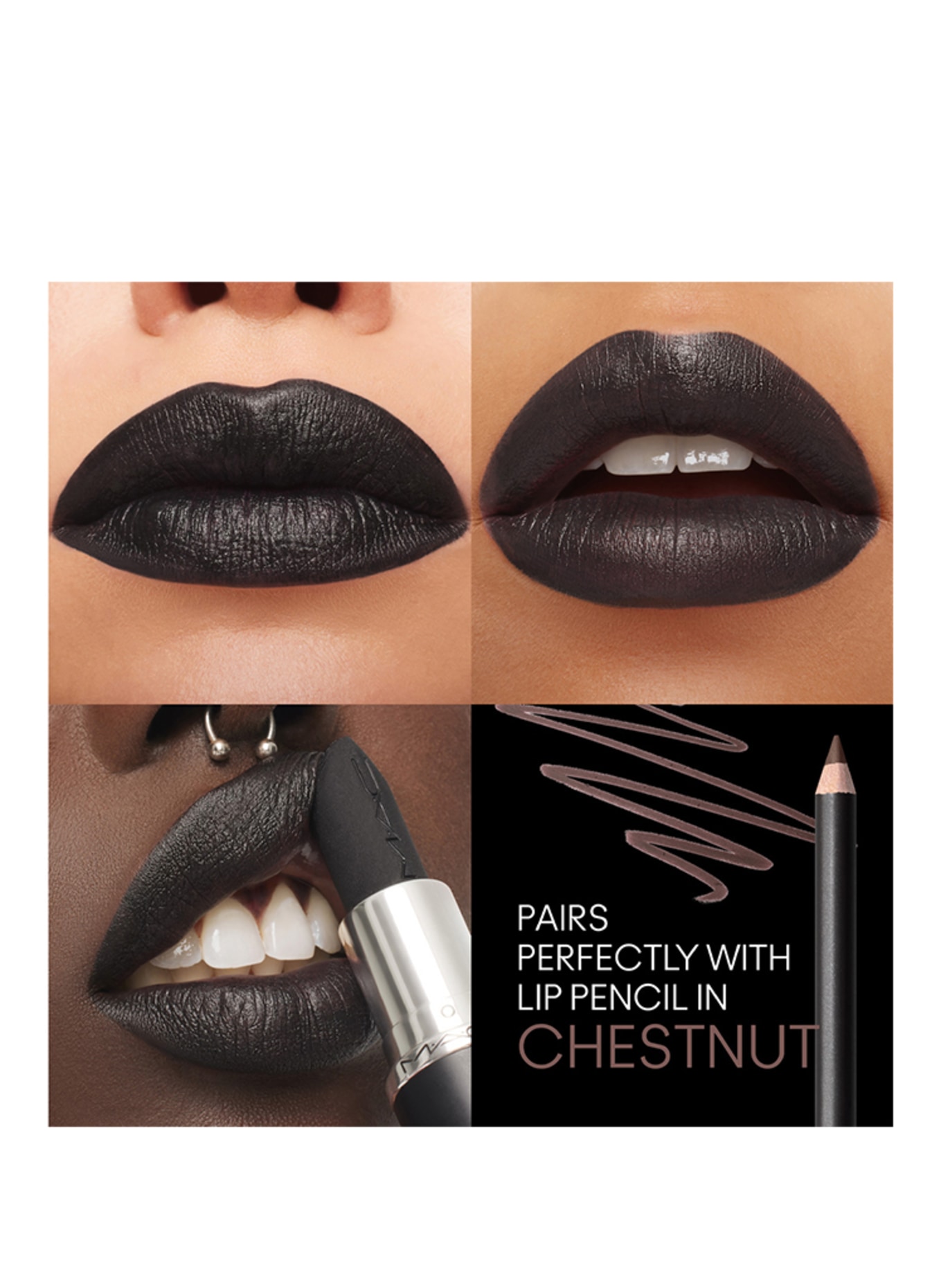 M.A.C MACXIMAL MATTE LIPSTICK: CAVIAR