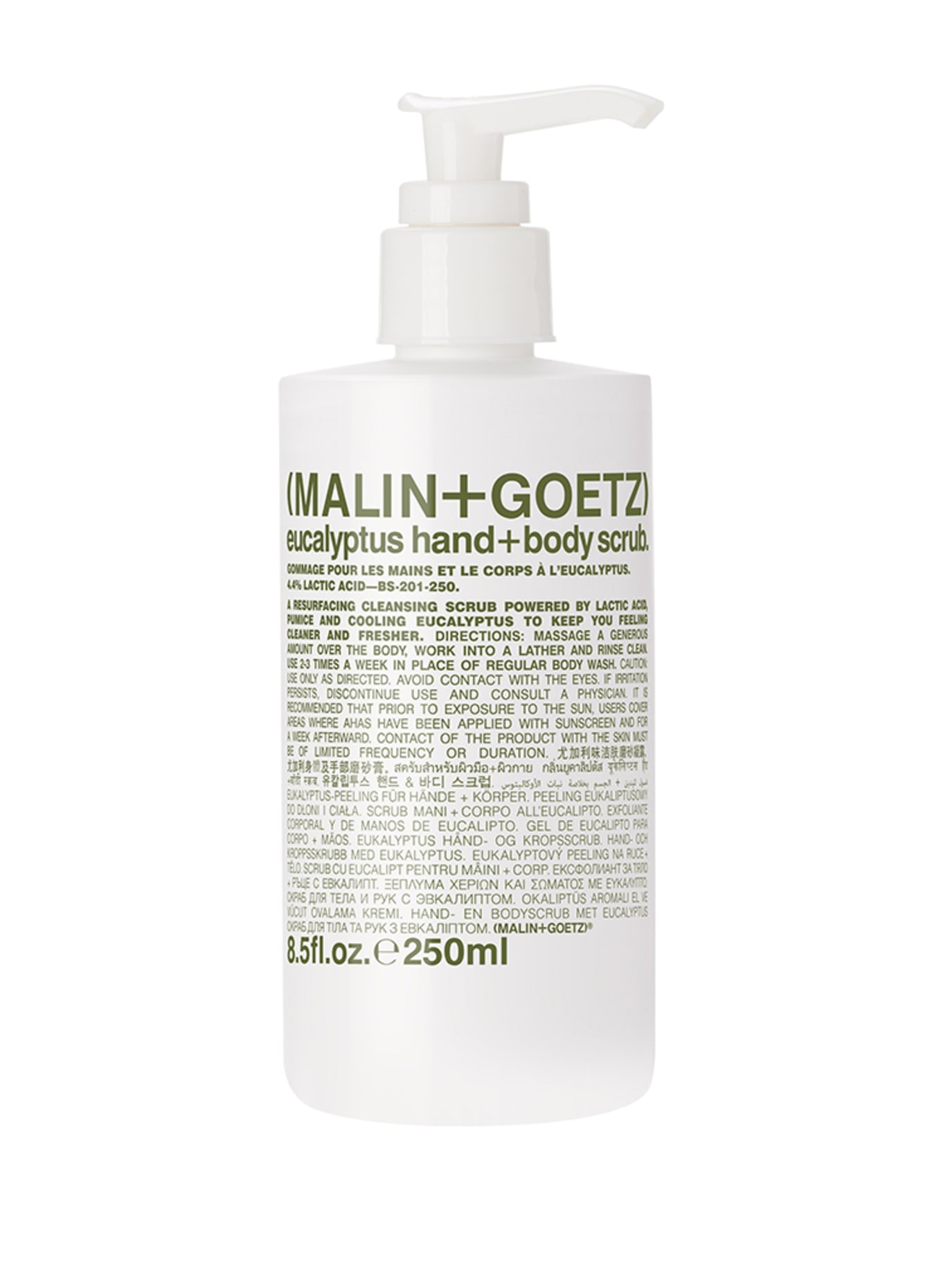 (MALIN+GOETZ) EUCALYPTUS HAND AND BODY SCRUB