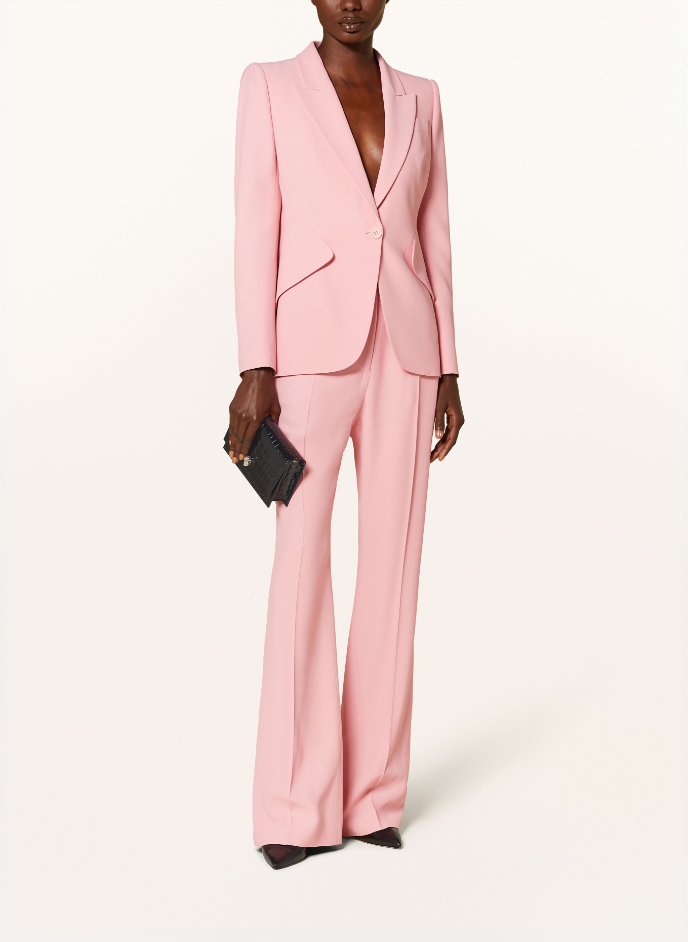 Alexander mcqueen pink clutch outlet