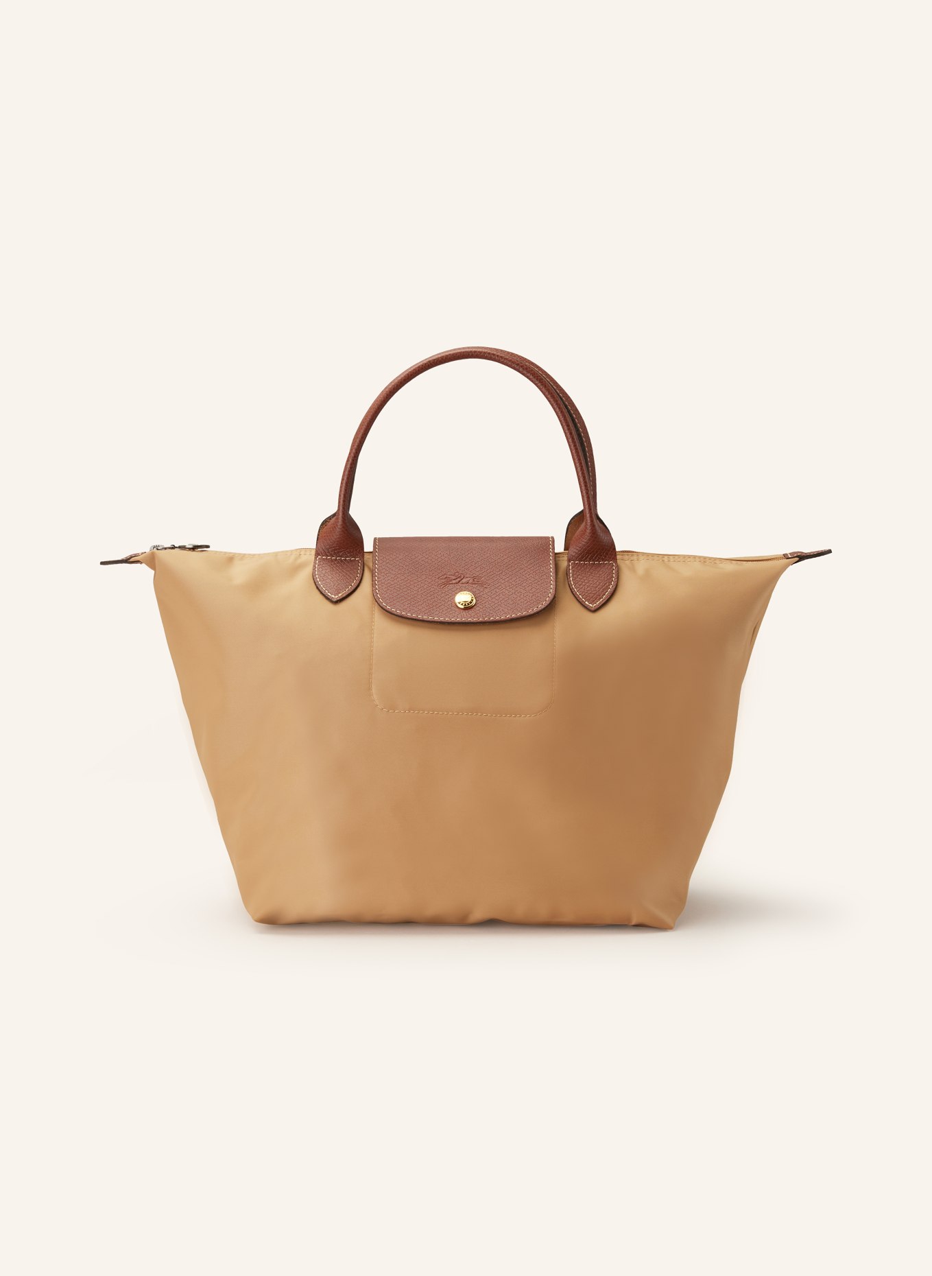 LONGCHAMP Handtasche LE PLIAGE M: CAMEL/ BRAUN