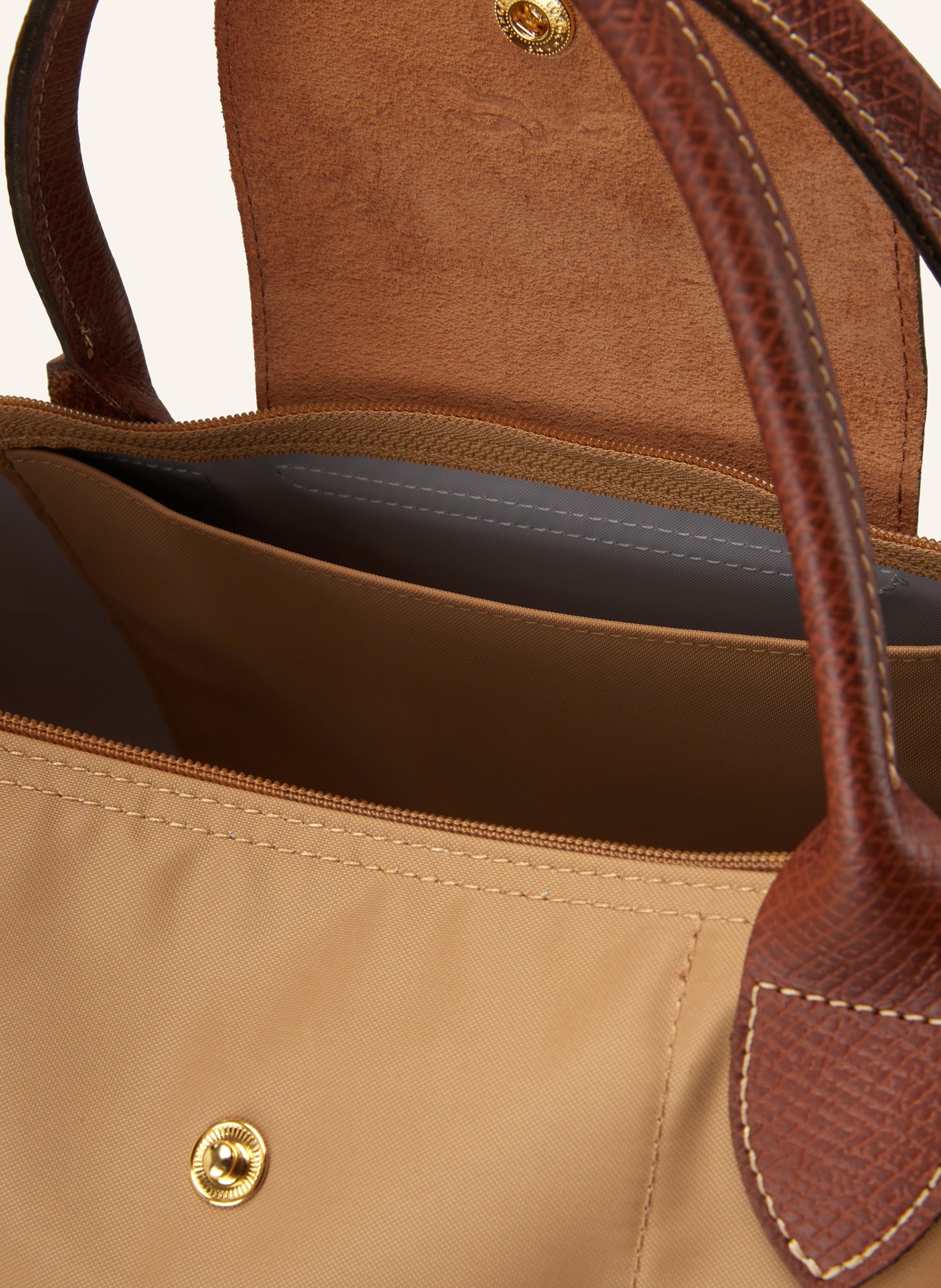 LONGCHAMP Handtasche LE PLIAGE M: CAMEL/ BRAUN