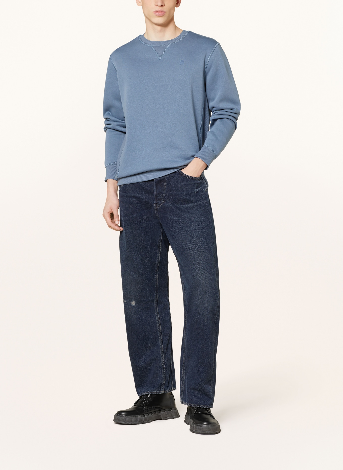 G-Star Mikina: ČERNOŠEDÁ