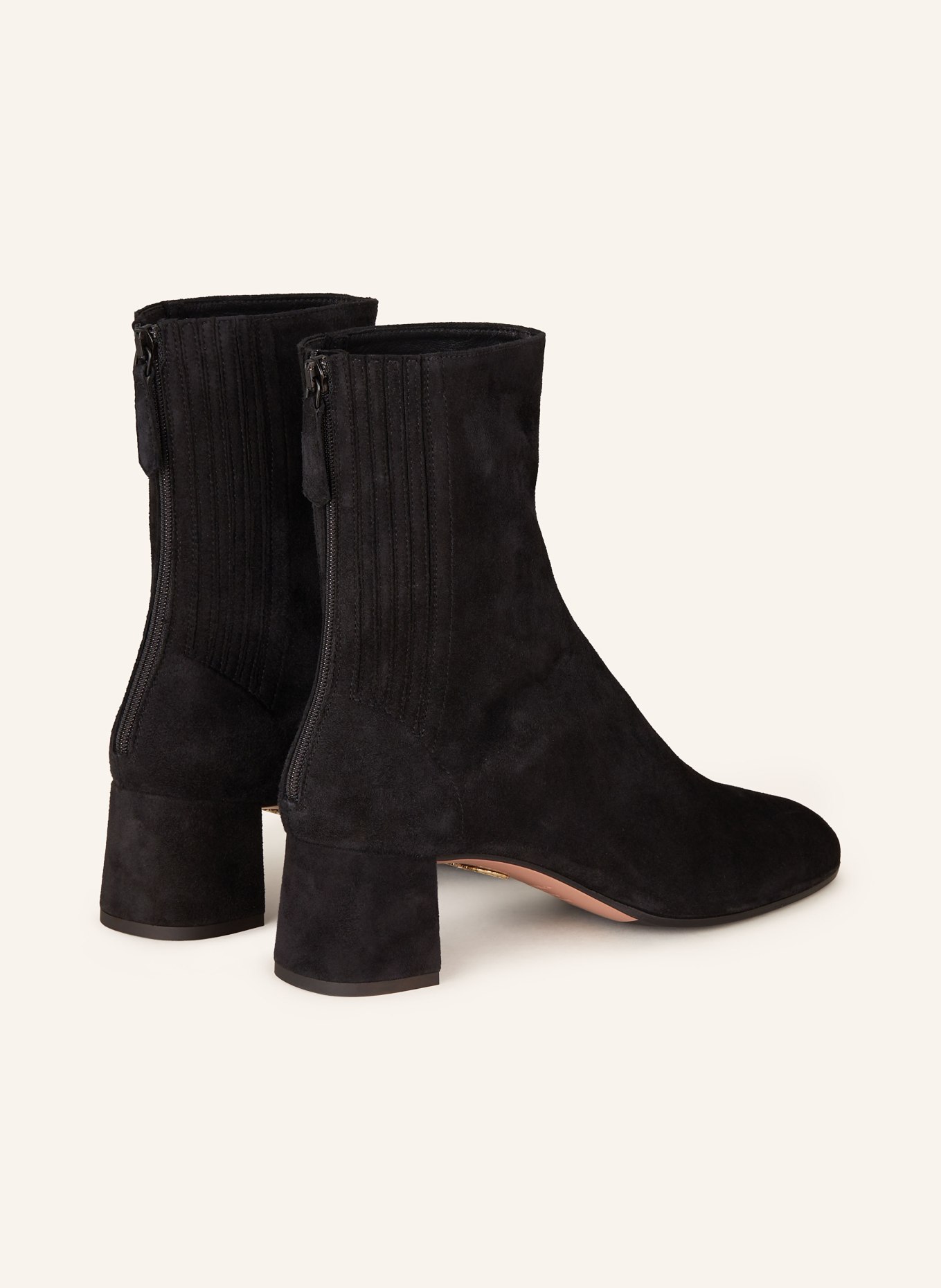 AQUAZZURA Ankelskor SAINT HONORE: SVART