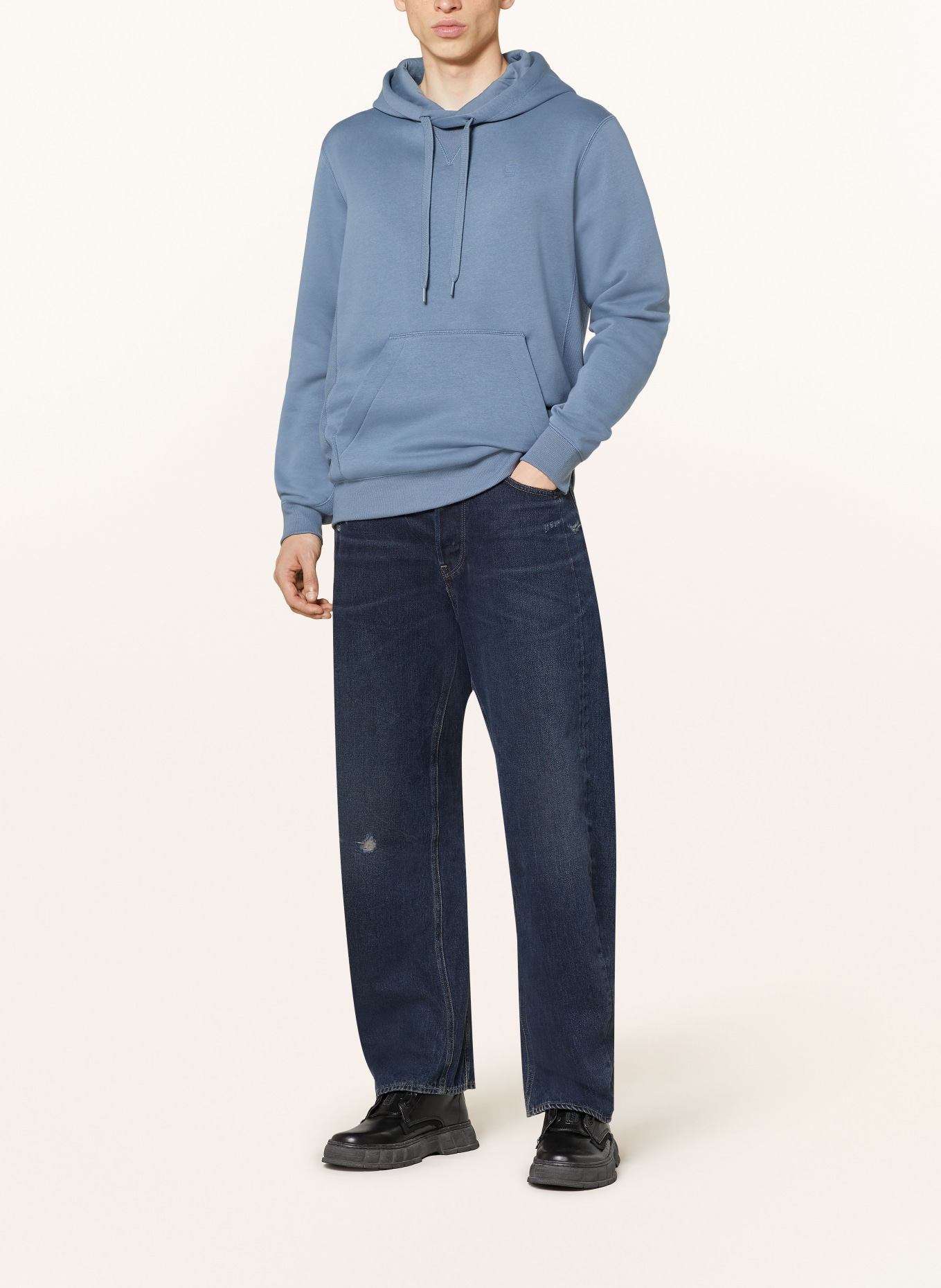 G-Star Hoodie : BLAUGRAU