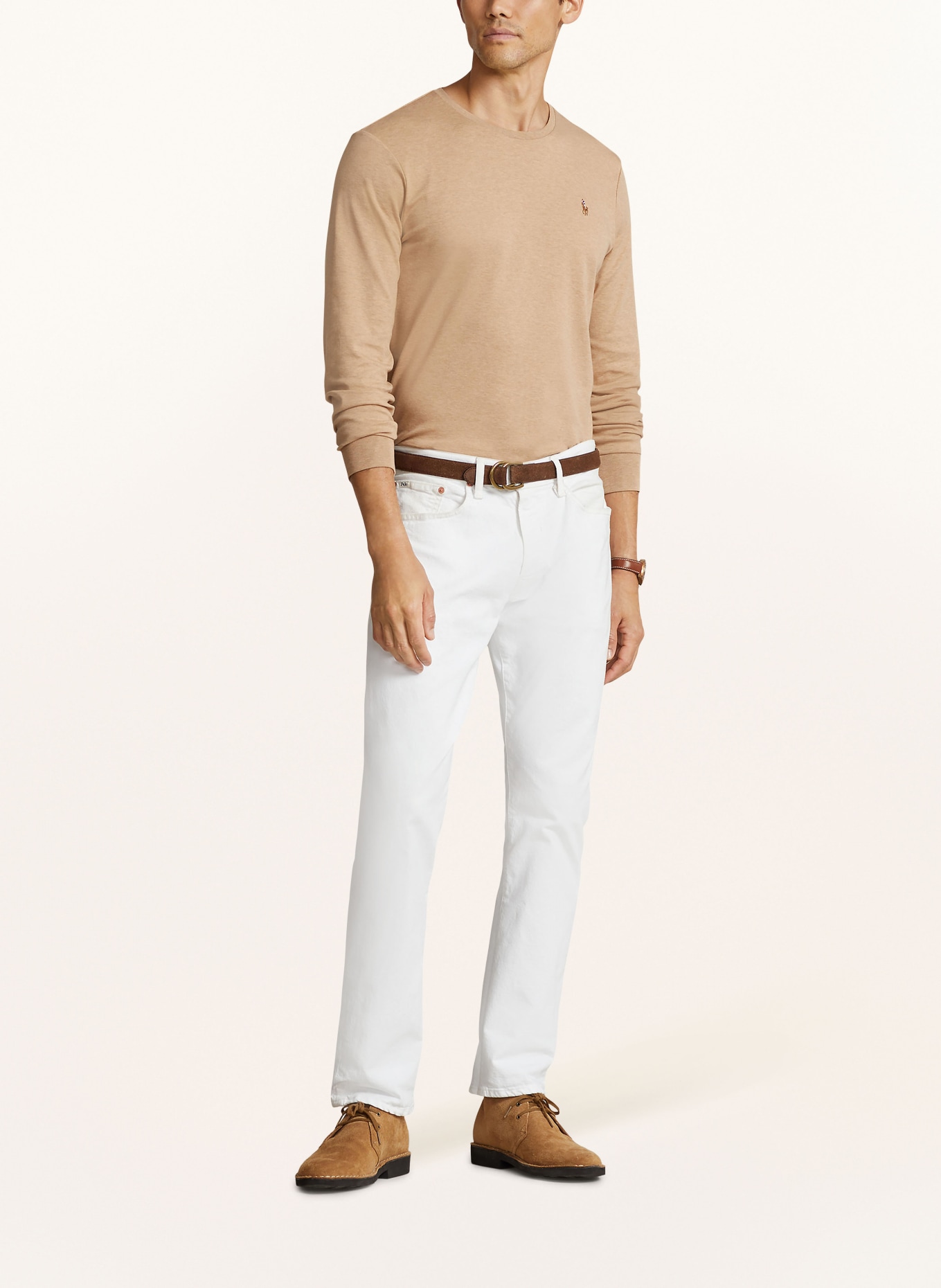 POLO RALPH LAUREN Longsleeve: CAMEL