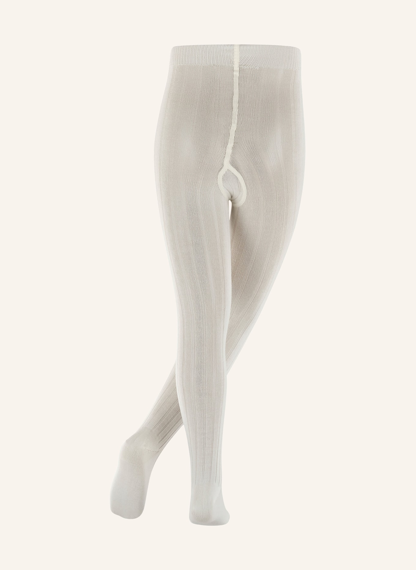 FALKE Strumpfhose CLASSIC RIB: 2040 OFFWHITE