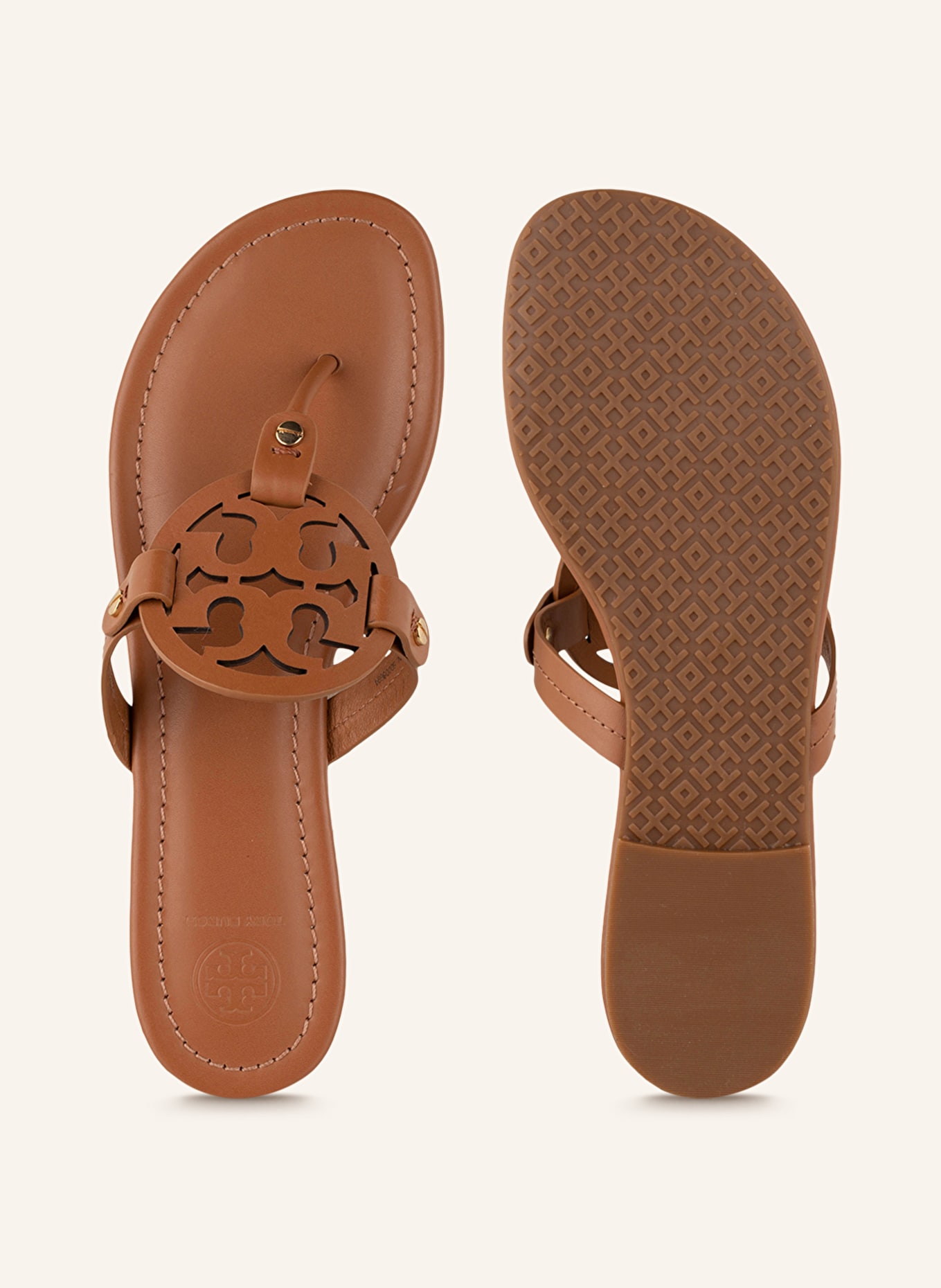 TORY BURCH Zehentrenner MILLER: HELLBRAUN