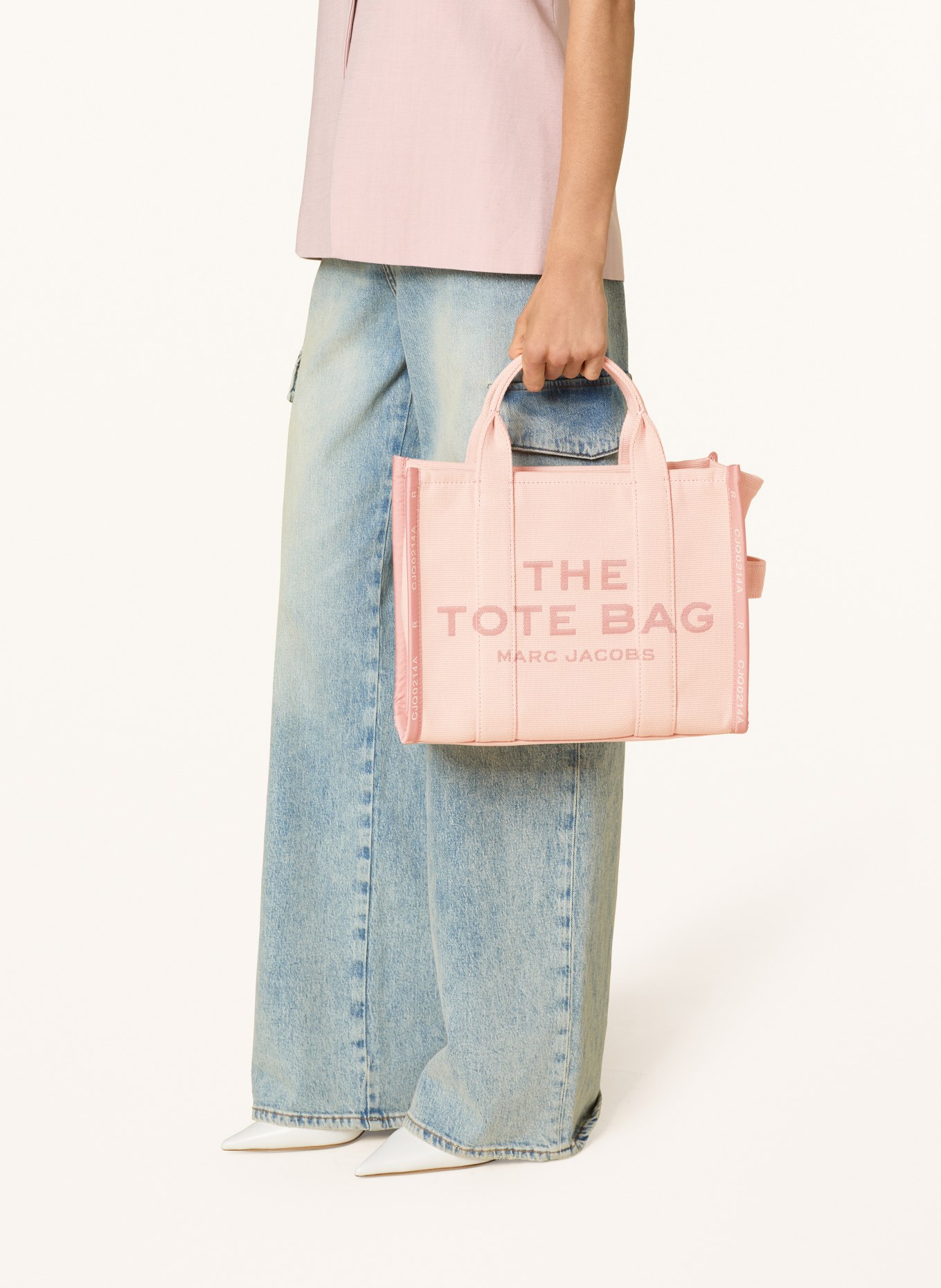 MARC JACOBS Handtasche THE SMALL TOTE BAG, Farbe: ROSÉ (Bild 4)