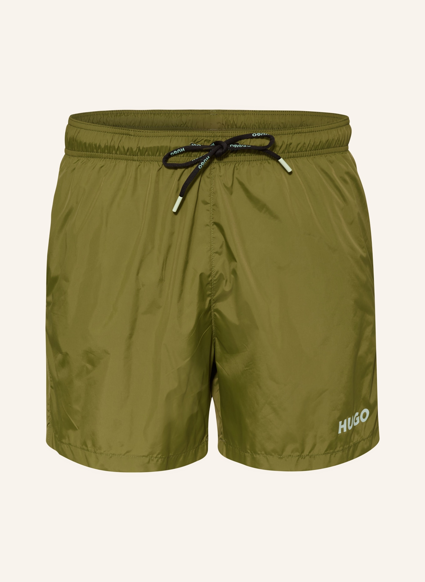 HUGO Kąpielówki bokserki HAITI : KHAKI