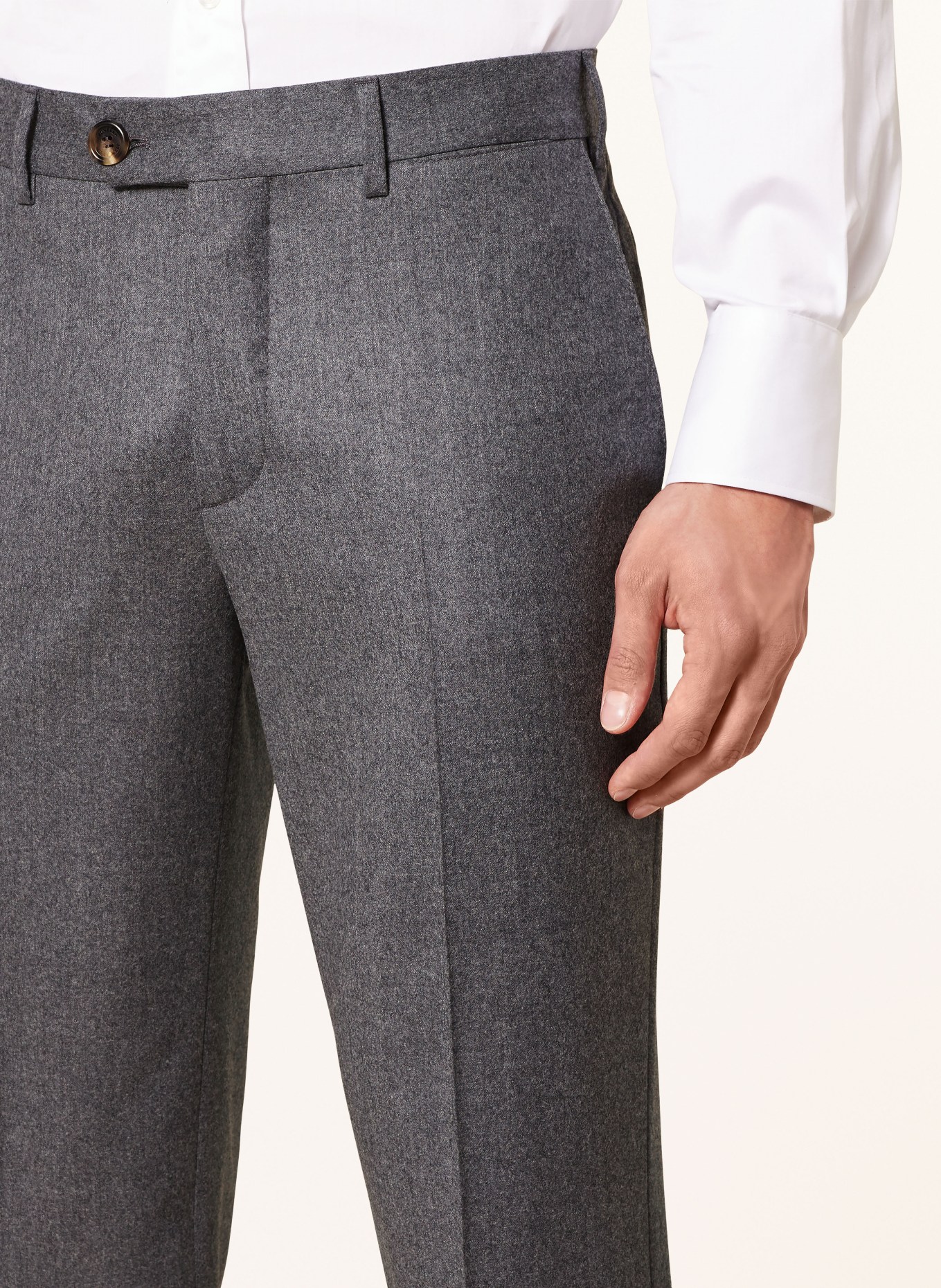 BRUNELLO CUCINELLI Flanellhose Extra Slim Fit