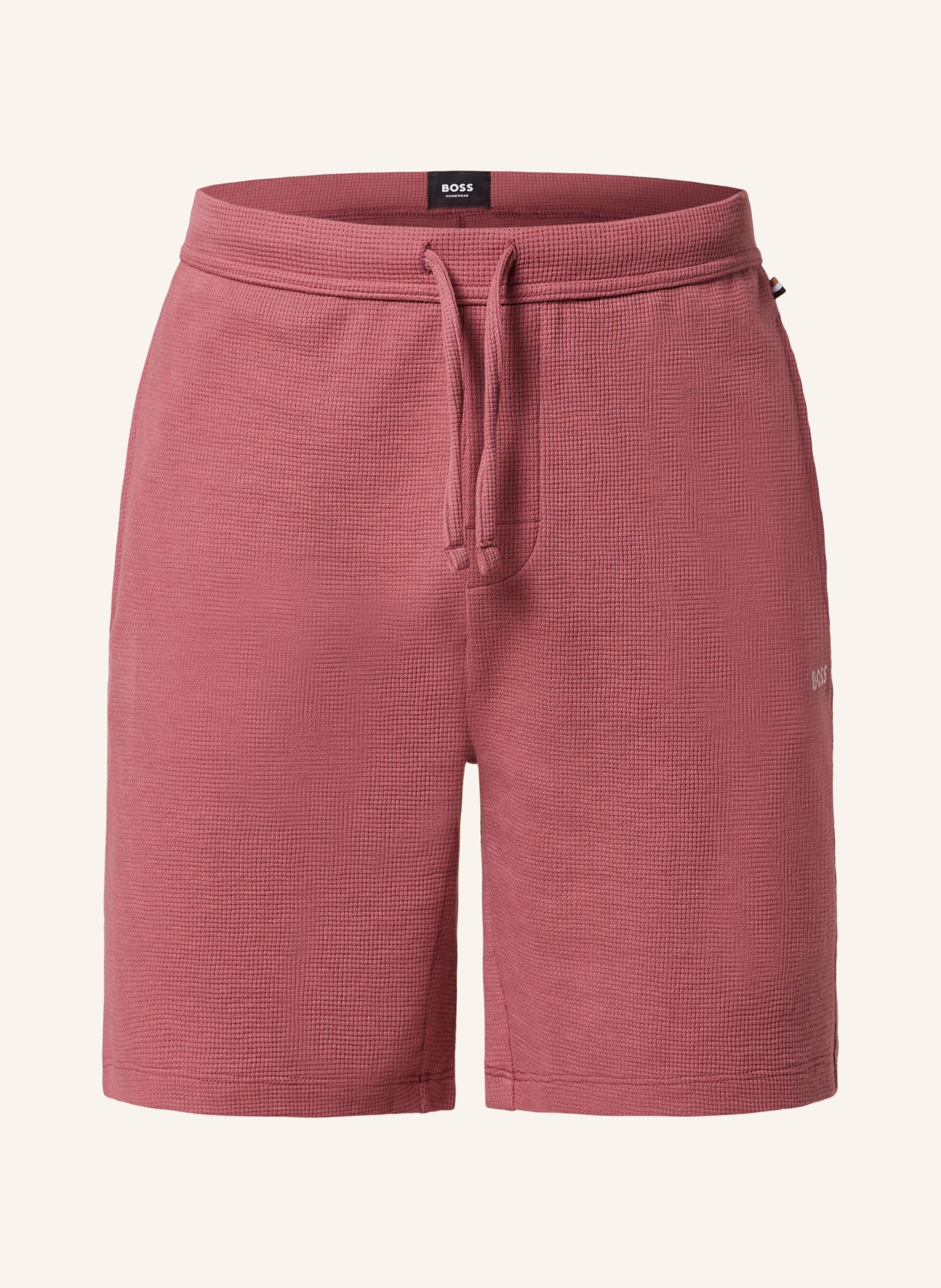 BOSS Lounge-Shorts, Farbe: 644 OPEN RED (Bild 1)