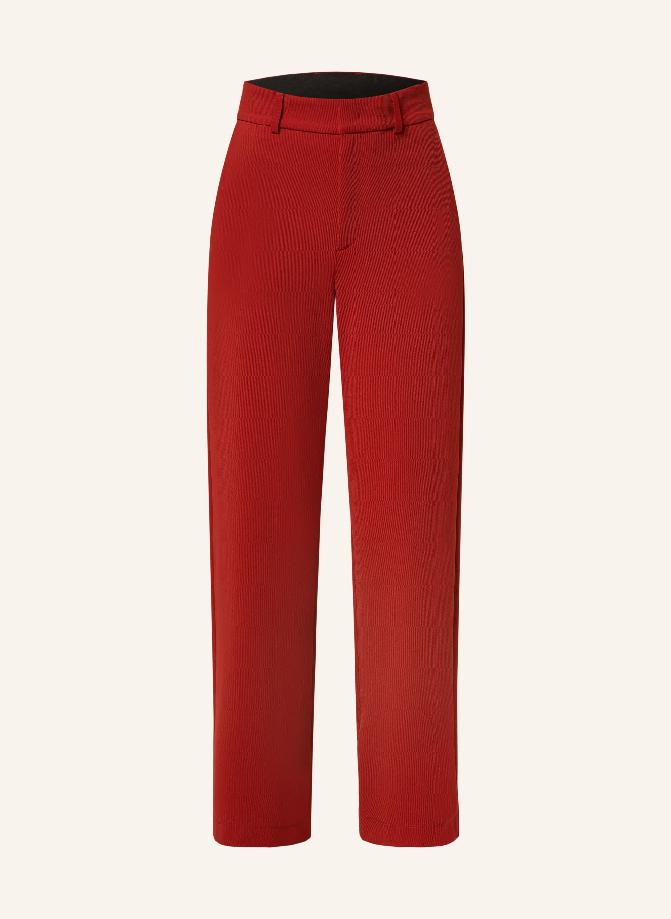 VANILIA Wide leg trousers, Color: DARK RED (Image 1)