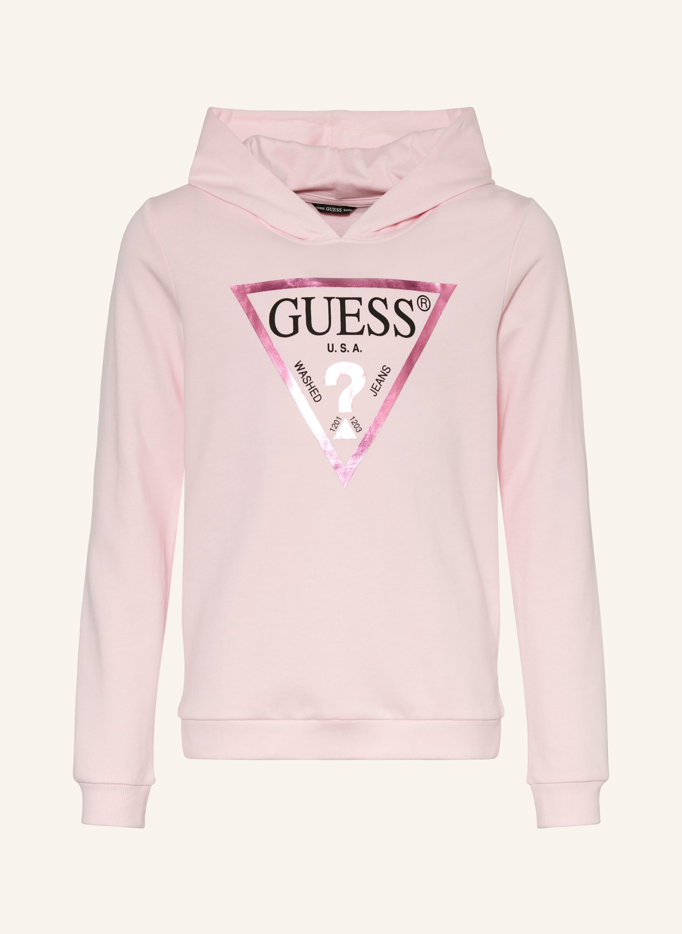 GUESS Hoodie, Farbe: ROSA (Bild 1)