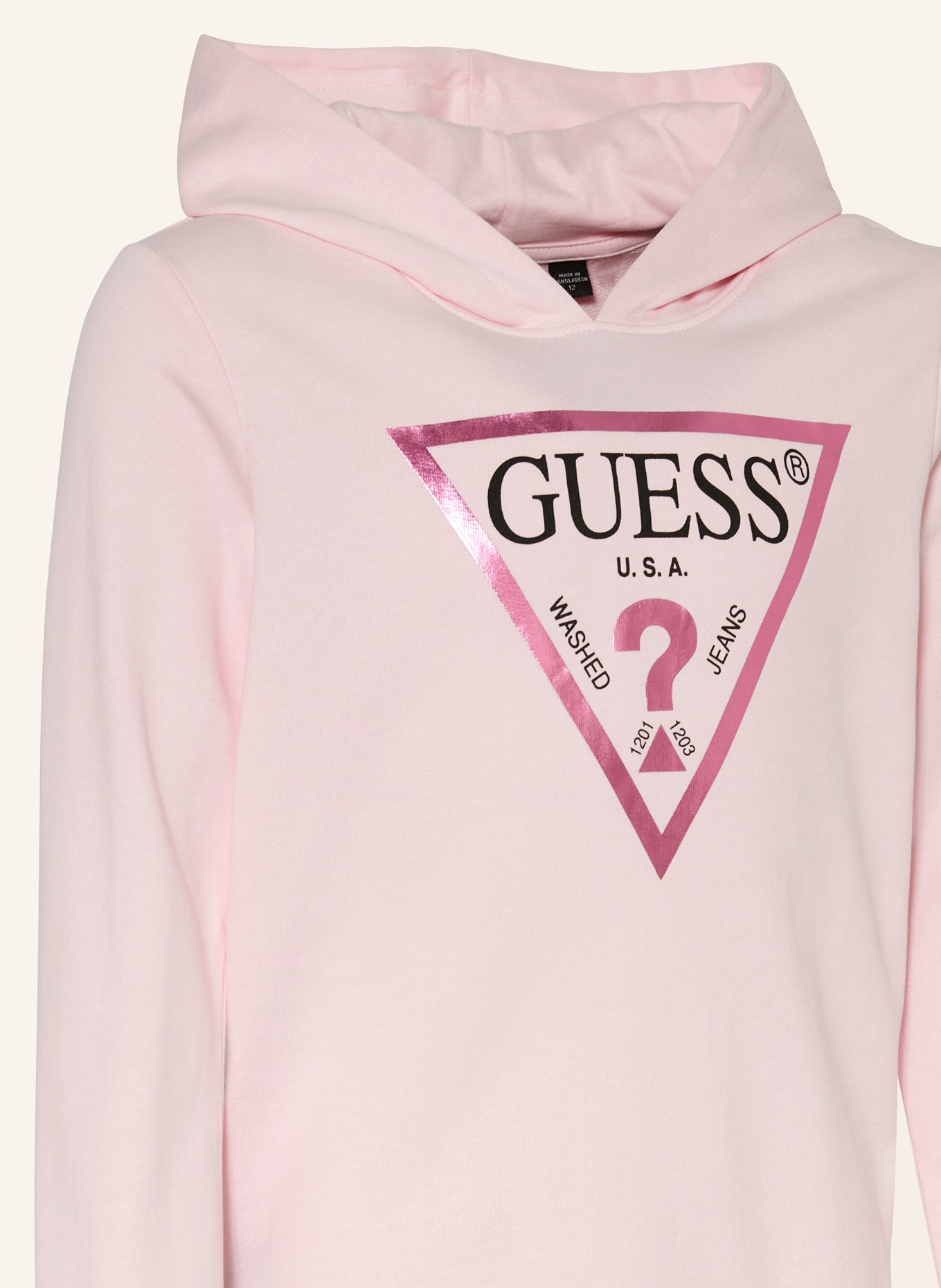 GUESS Hoodie, Farbe: ROSA (Bild 3)