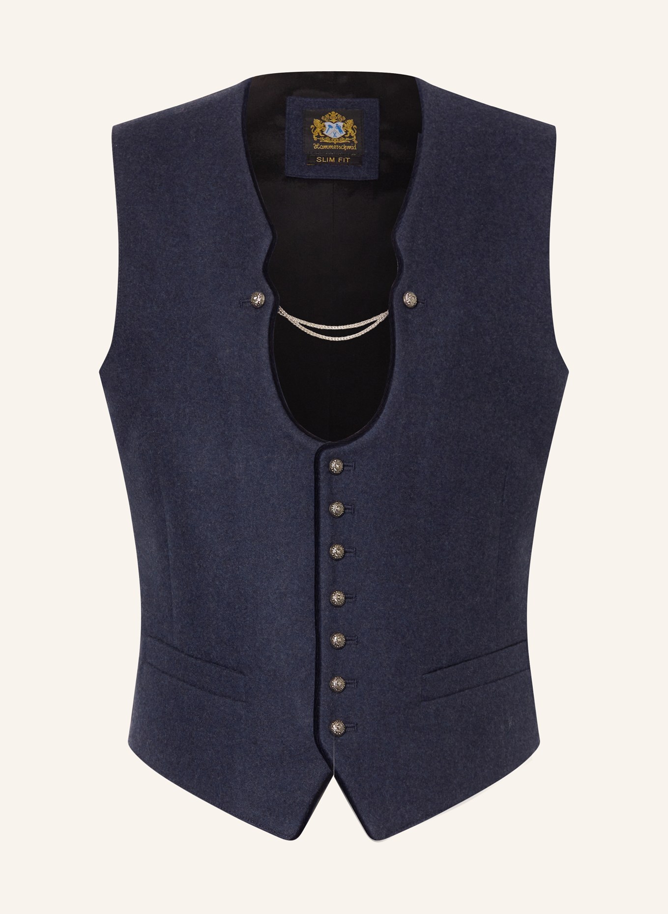 Hammerschmid Trachtenweste VIZENZ Slim Fit: DUNKELBLAU