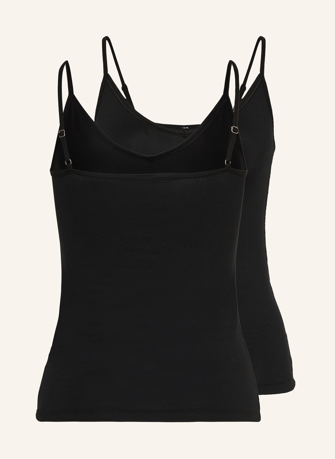 CALIDA 2er-Pack Tops BENEFIT WOMEN: SCHWARZ