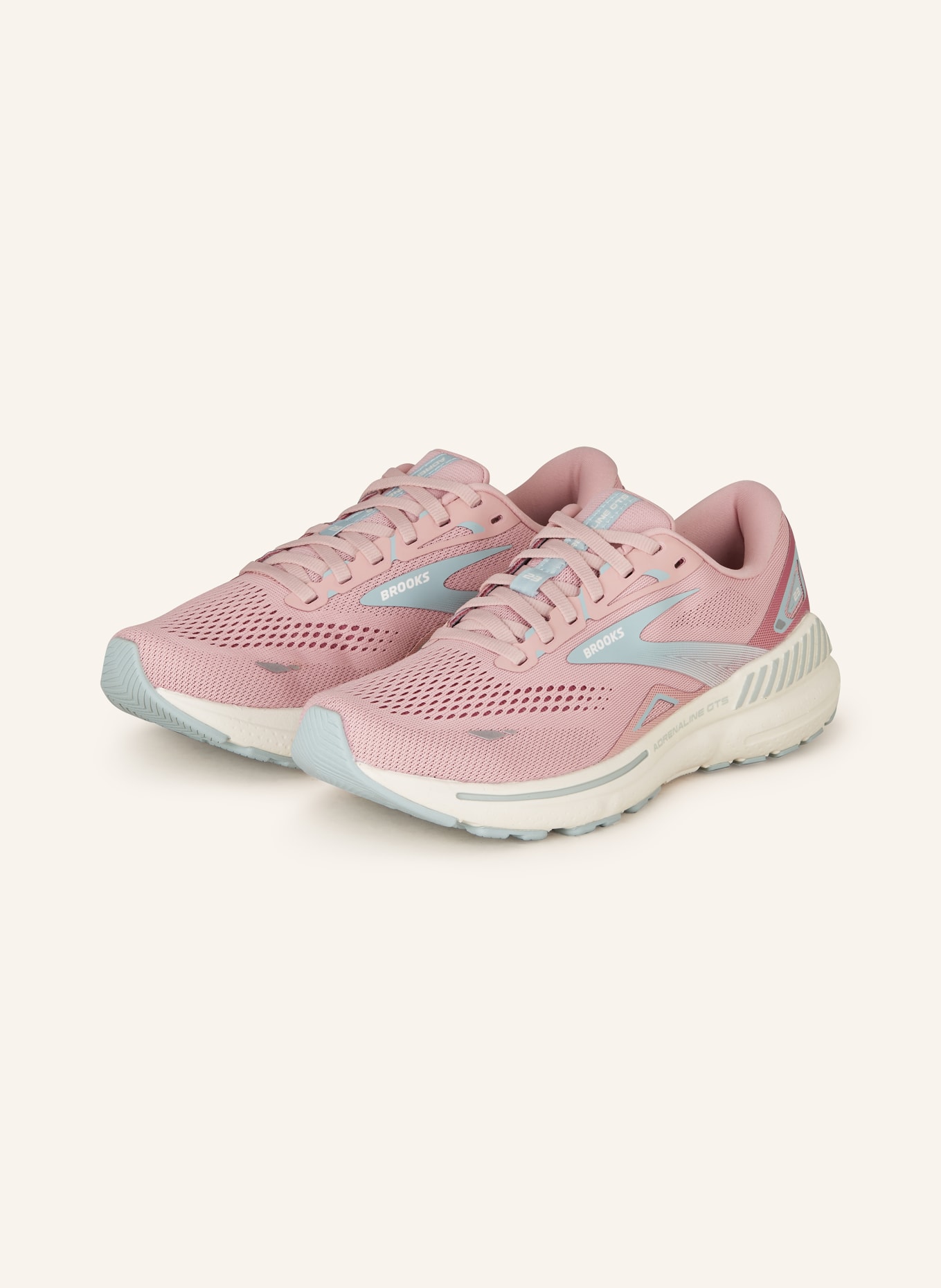 BROOKS Laufschuhe ADRENALINE GTS 23, Farbe: ROSÉ/ GRAU (Bild 1)