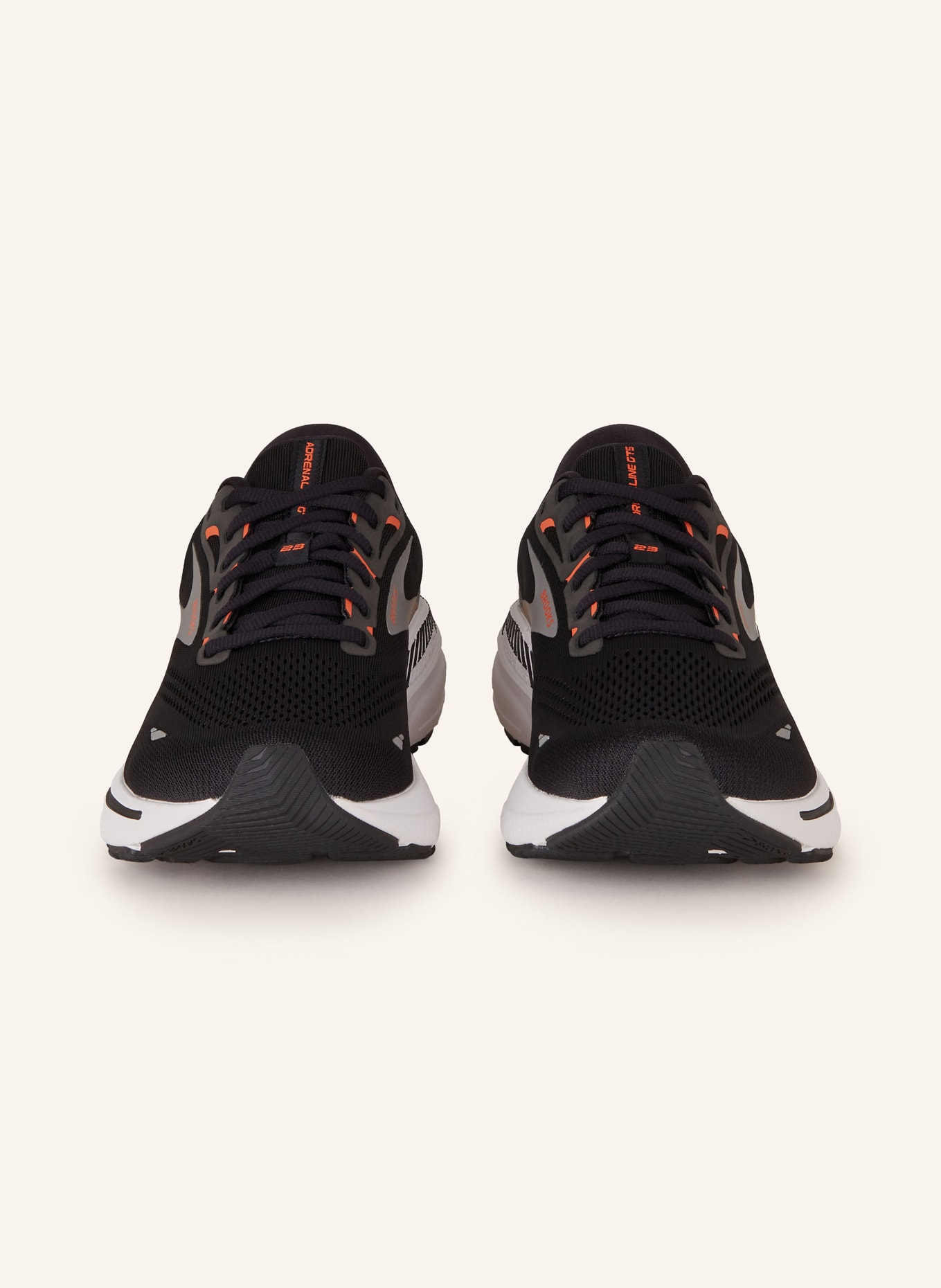 BROOKS Running shoes ADRENALINE GTS 23, Color: BLACK/ GRAY/ ORANGE (Image 3)