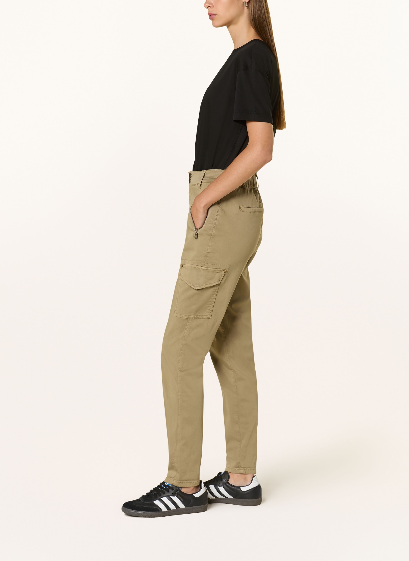 MOS MOSH Cargo pants MMGILLES, Color: KHAKI (Image 4)