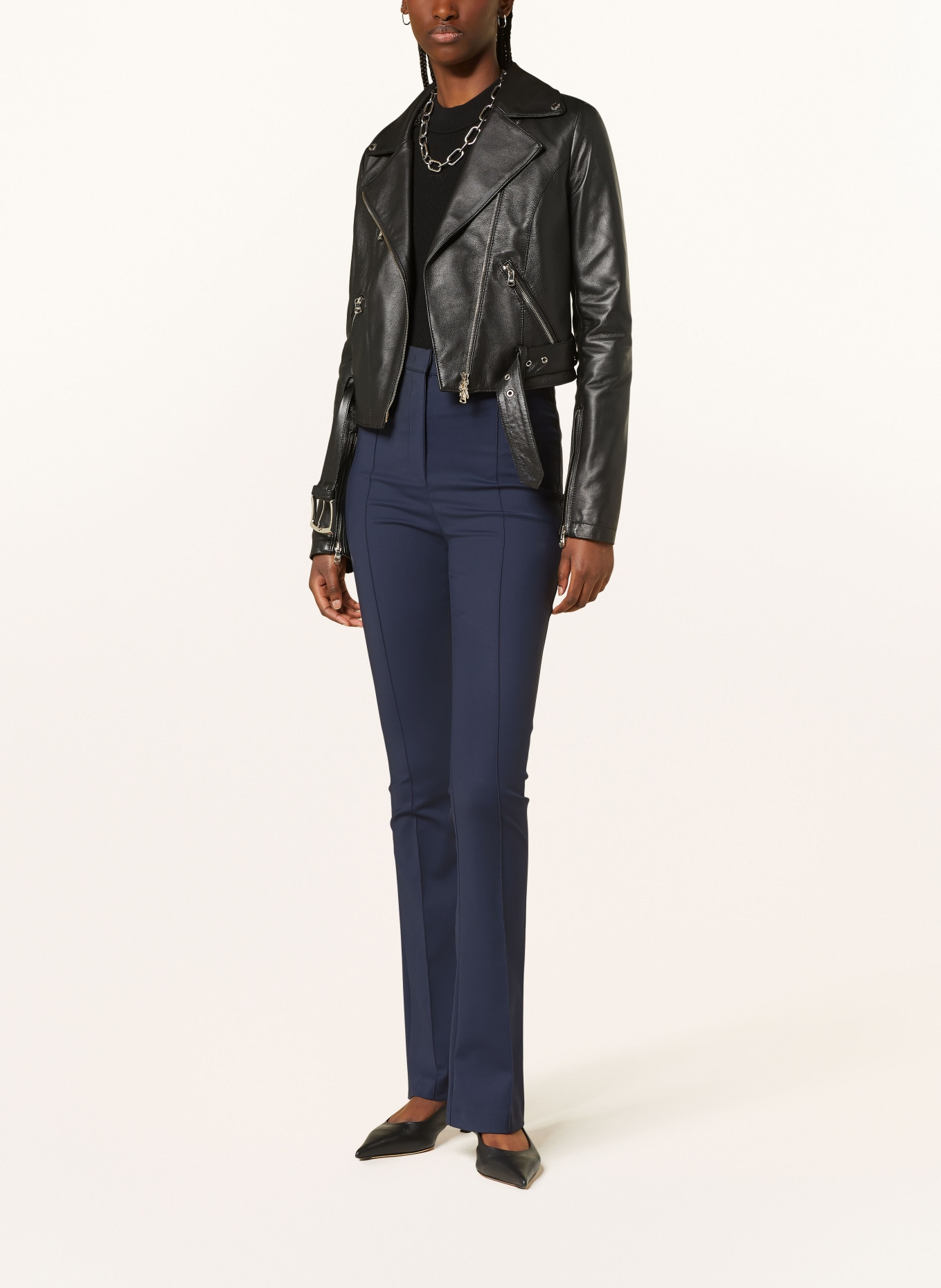 PATRIZIA PEPE Marlenehose: DUNKELBLAU