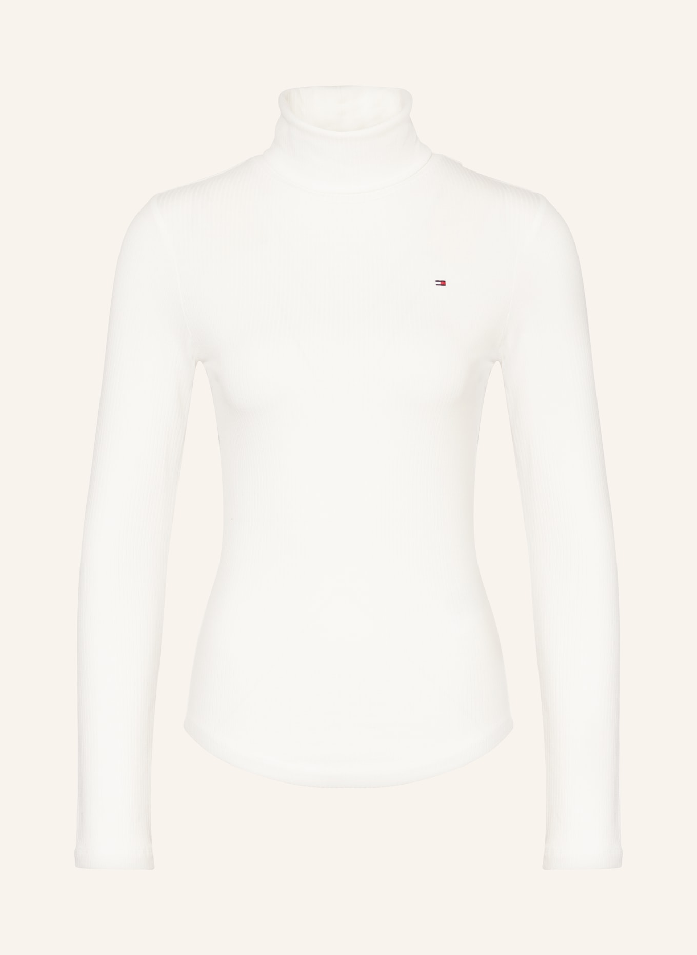 TOMMY HILFIGER Rollkragenshirt: ECRU