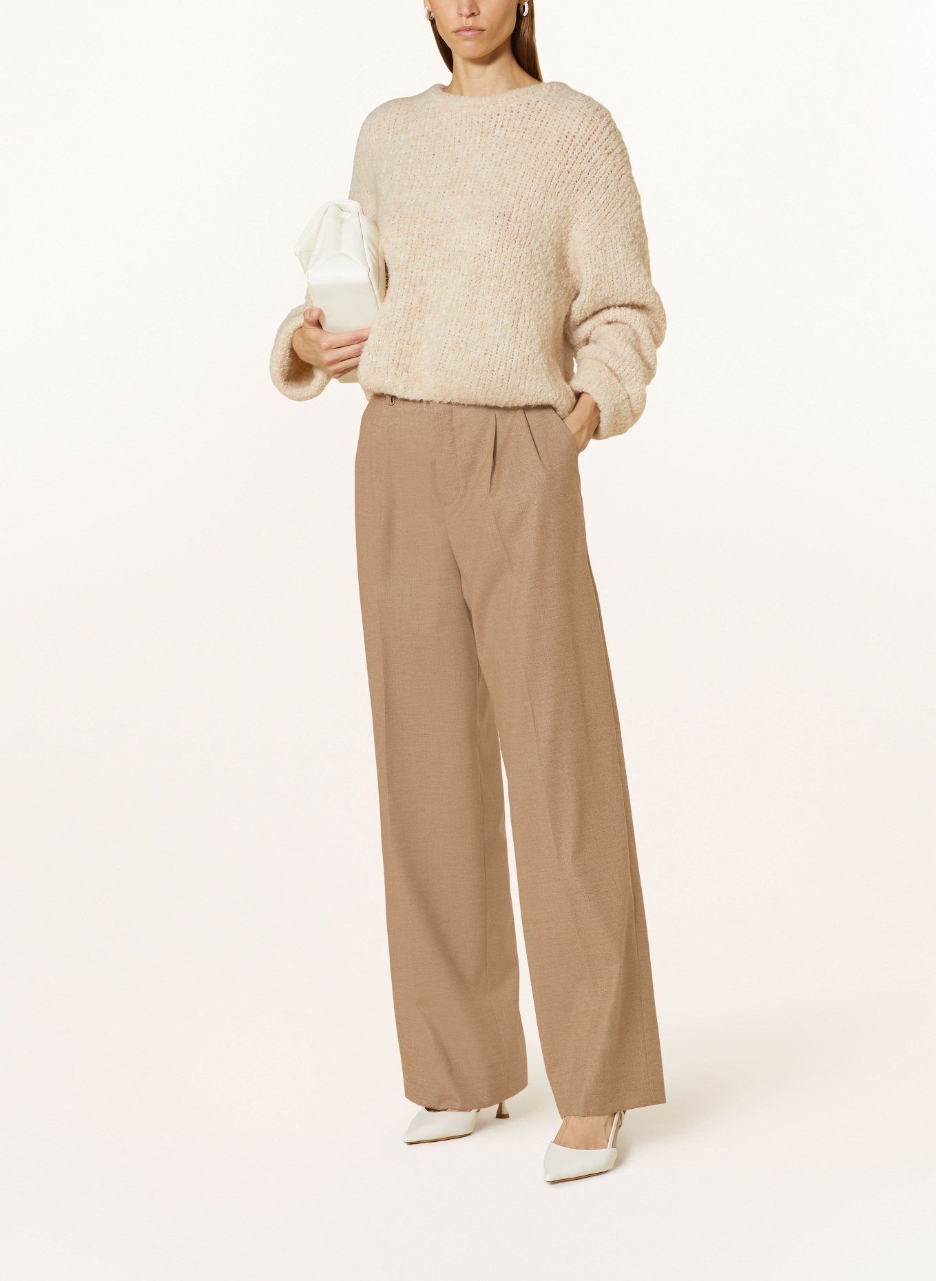 ROSSI Wide leg trousers NOA, Color: CAMEL (Image 2)