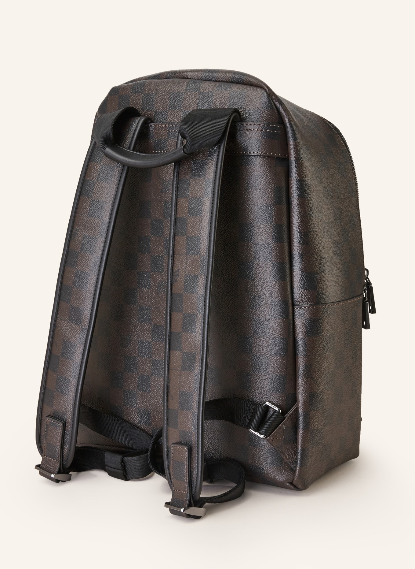 JOOP! Rucksack MIKO mit Laptop-Fach: DUNKELBRAUN/ SCHWARZ
