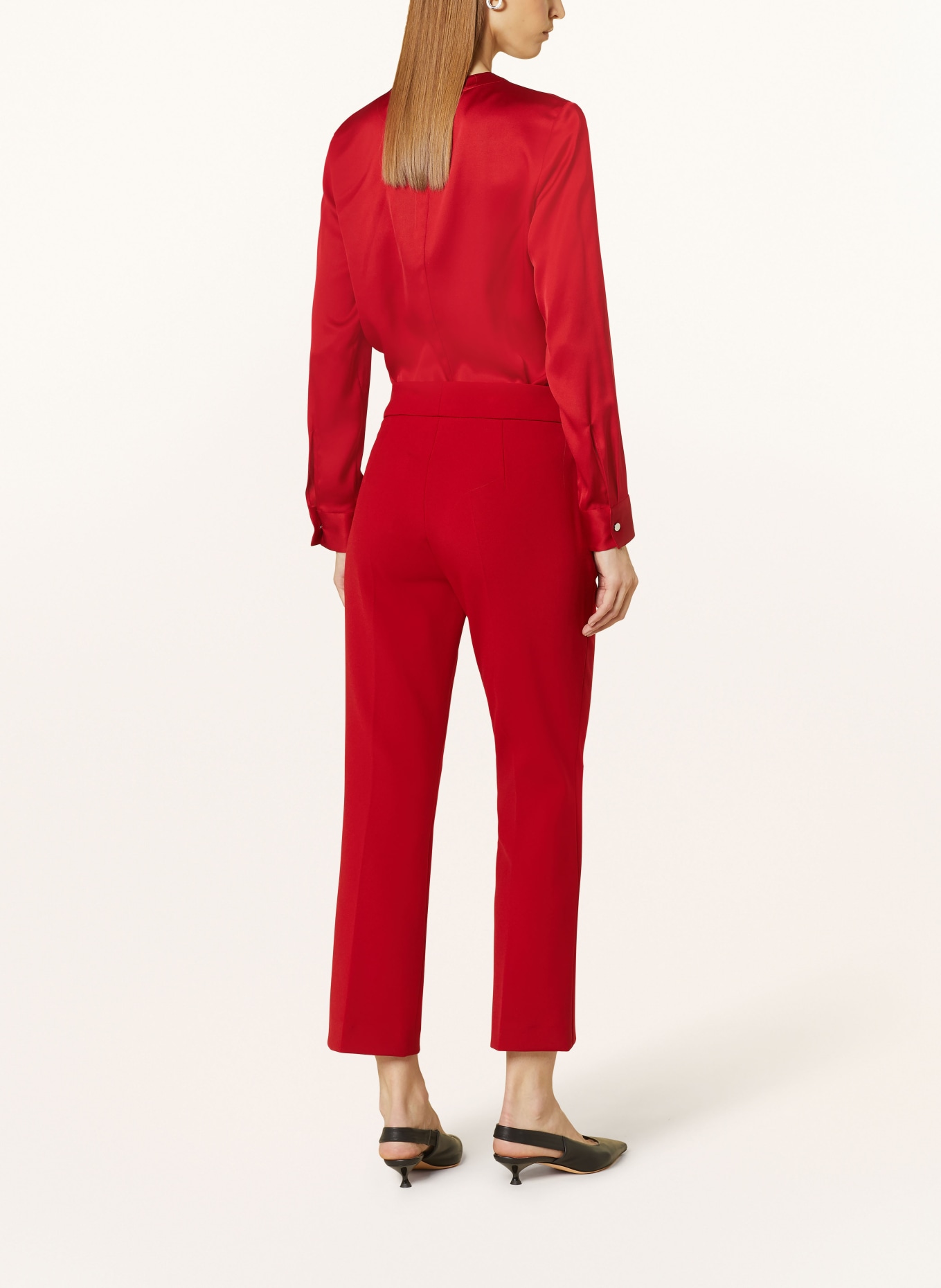 SEDUCTIVE 7/8 trousers INEZ, Color: RED (Image 3)